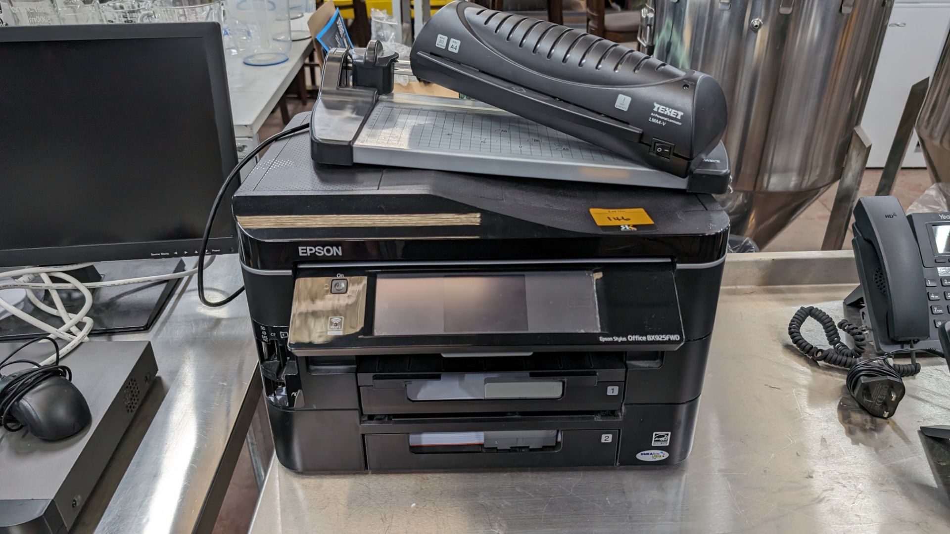 Epson Stylus Office multi-function printer, model BX925FWD, including 2 off paper cassettes, plus of - Image 2 of 6
