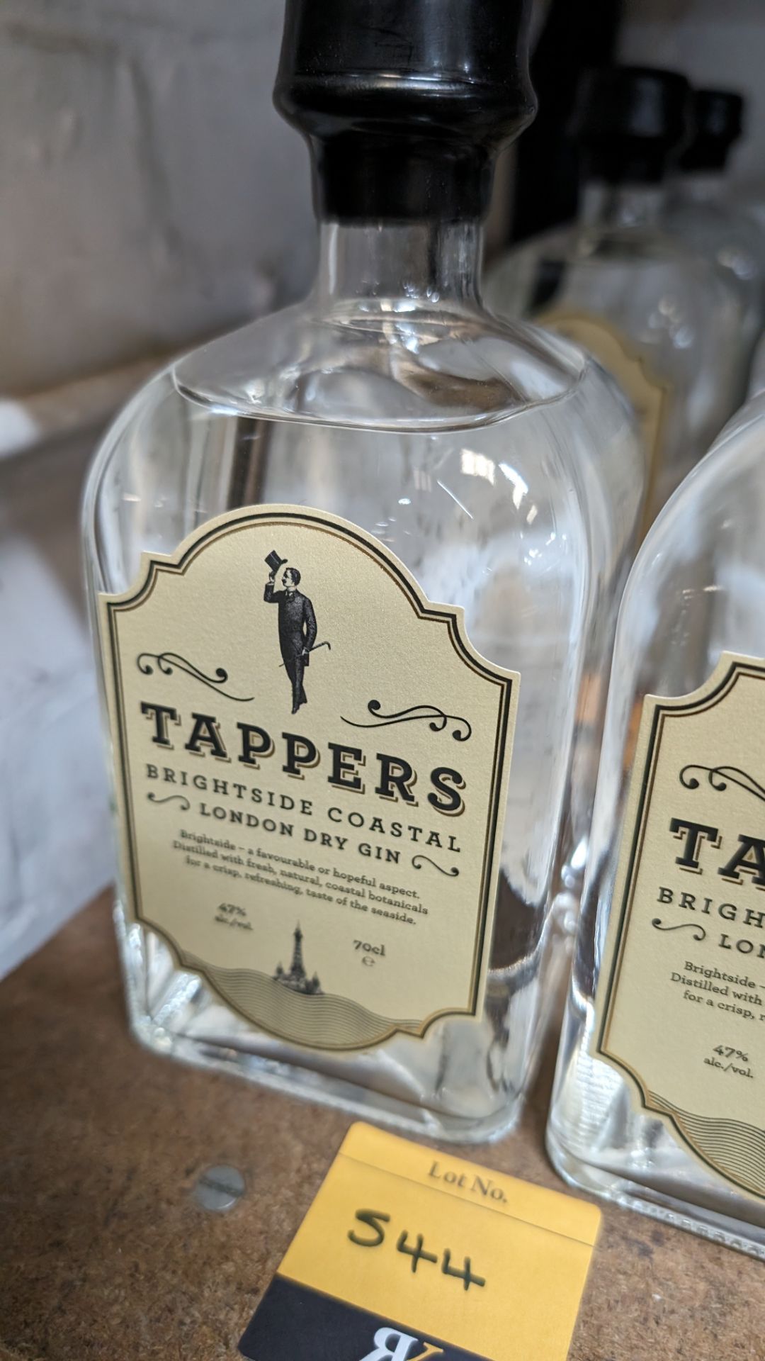 2 off 700ml bottles of Tappers 47% ABV Brightside Coastal London Dry Gin. Individually numbered bot - Image 3 of 5