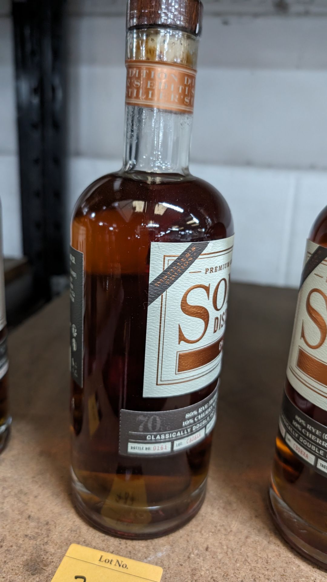 1 off 700ml bottle of Sonoma Cherrywood Rye Whiskey. 47.8% alc/vol (95.6 proof). Distilled and bot - Bild 4 aus 5
