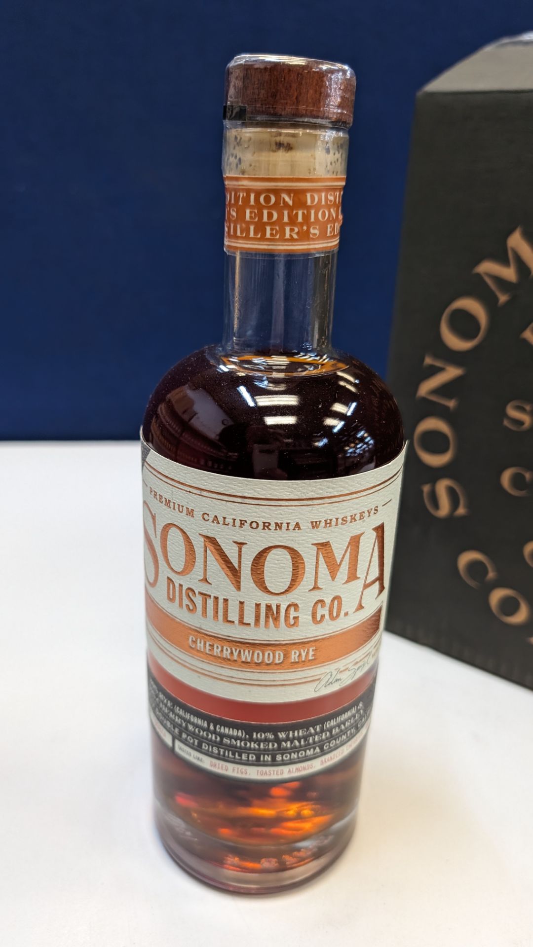 6 off 700ml bottles of Sonoma Cherrywood Rye Whiskey. In Sonoma branded box which includes bottling - Image 3 of 7