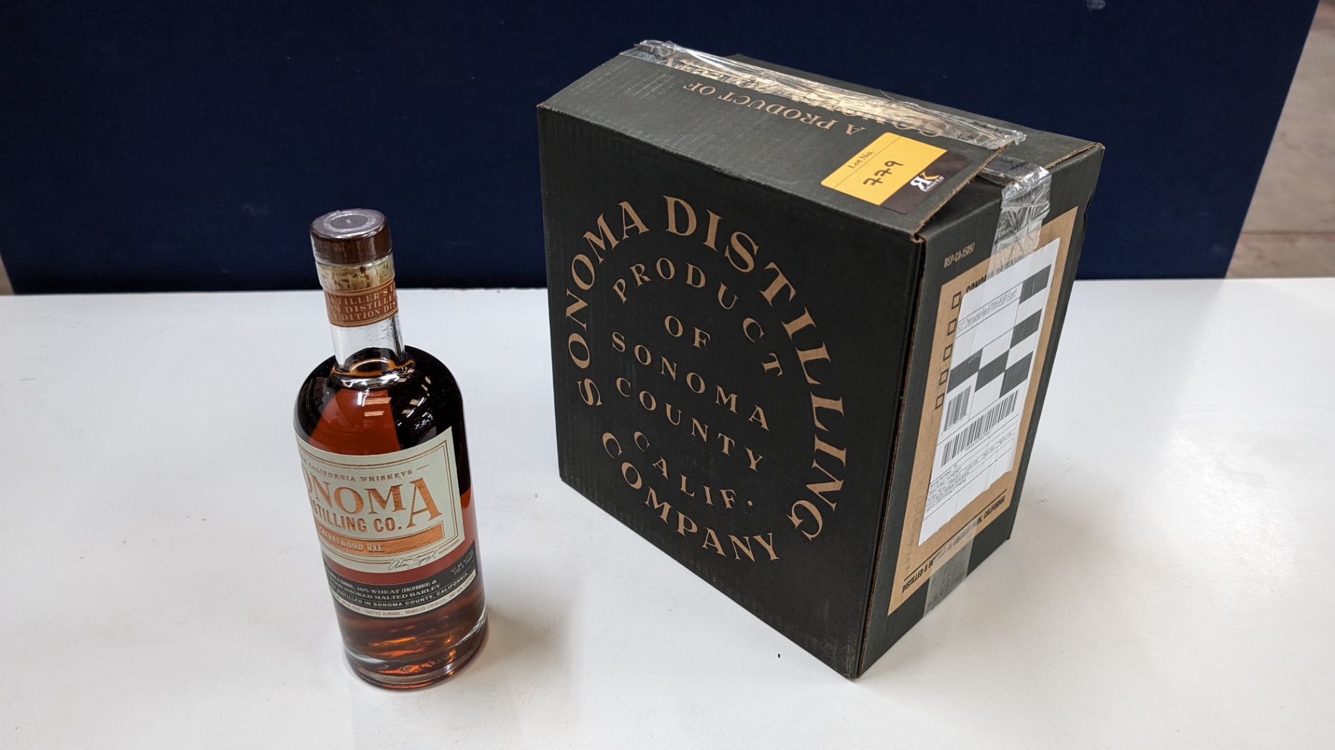 6 off 700ml bottles of Sonoma Cherrywood Rye Whiskey. In Sonoma branded box which includes bottling