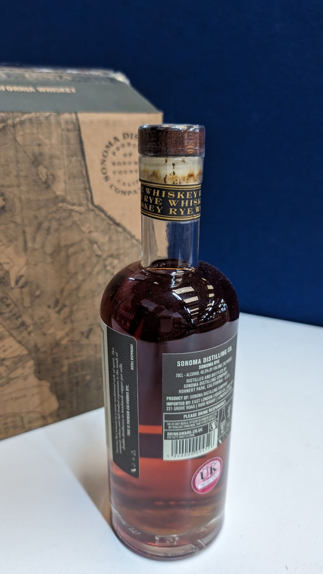 6 off 700ml bottles of Sonoma Rye Whiskey. In Sonoma branded box which includes bottling details on - Image 5 of 8