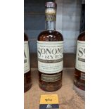 1 off 700ml bottle of Sonoma Rye Whiskey. 46.5% alc/vol (93 proof). Distilled and bottled in Sonom