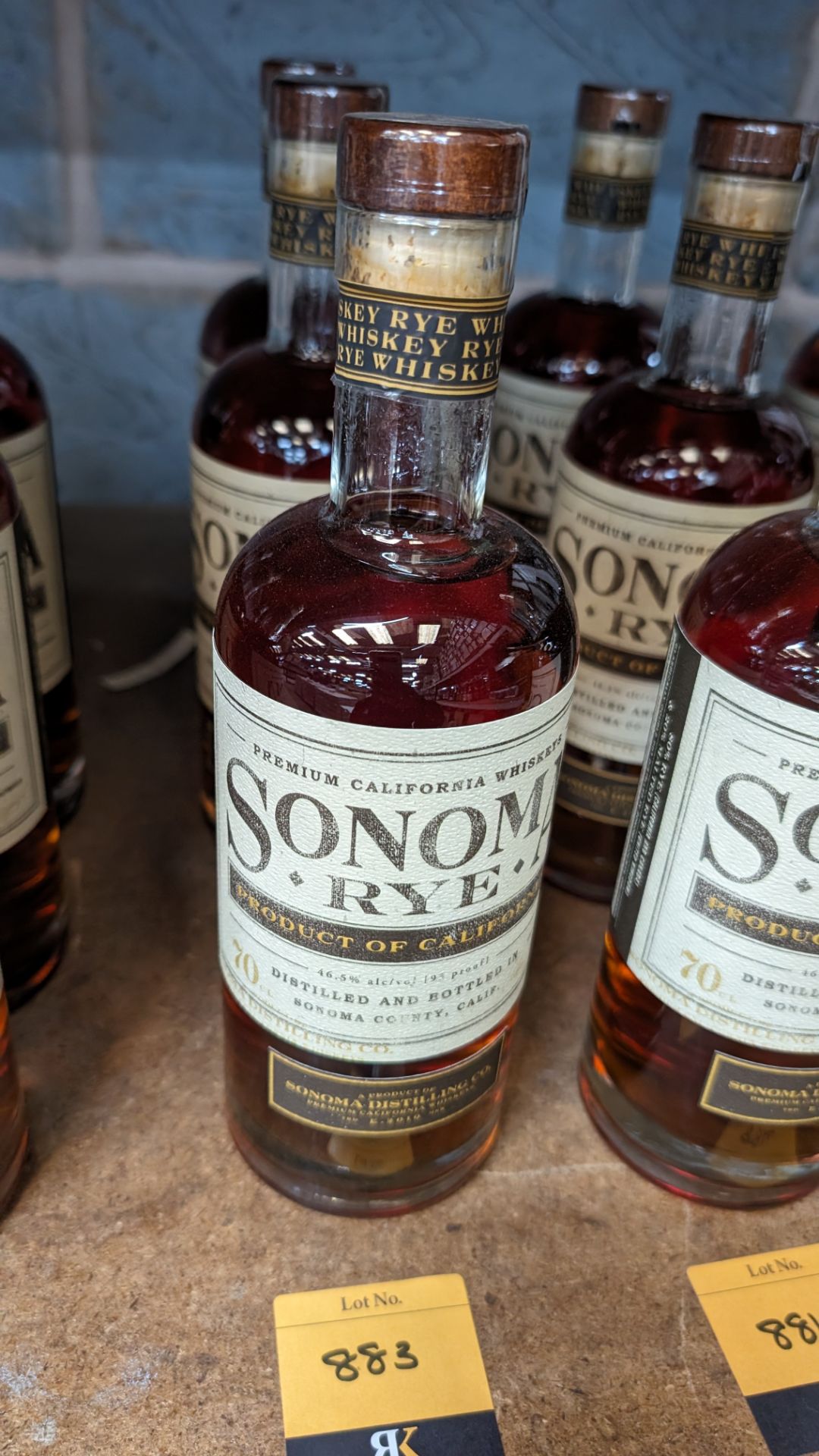 3 off 700ml bottles of Sonoma Rye Whiskey. 46.5% alc/vol (93 proof). Distilled and bottled in Sono - Image 6 of 6