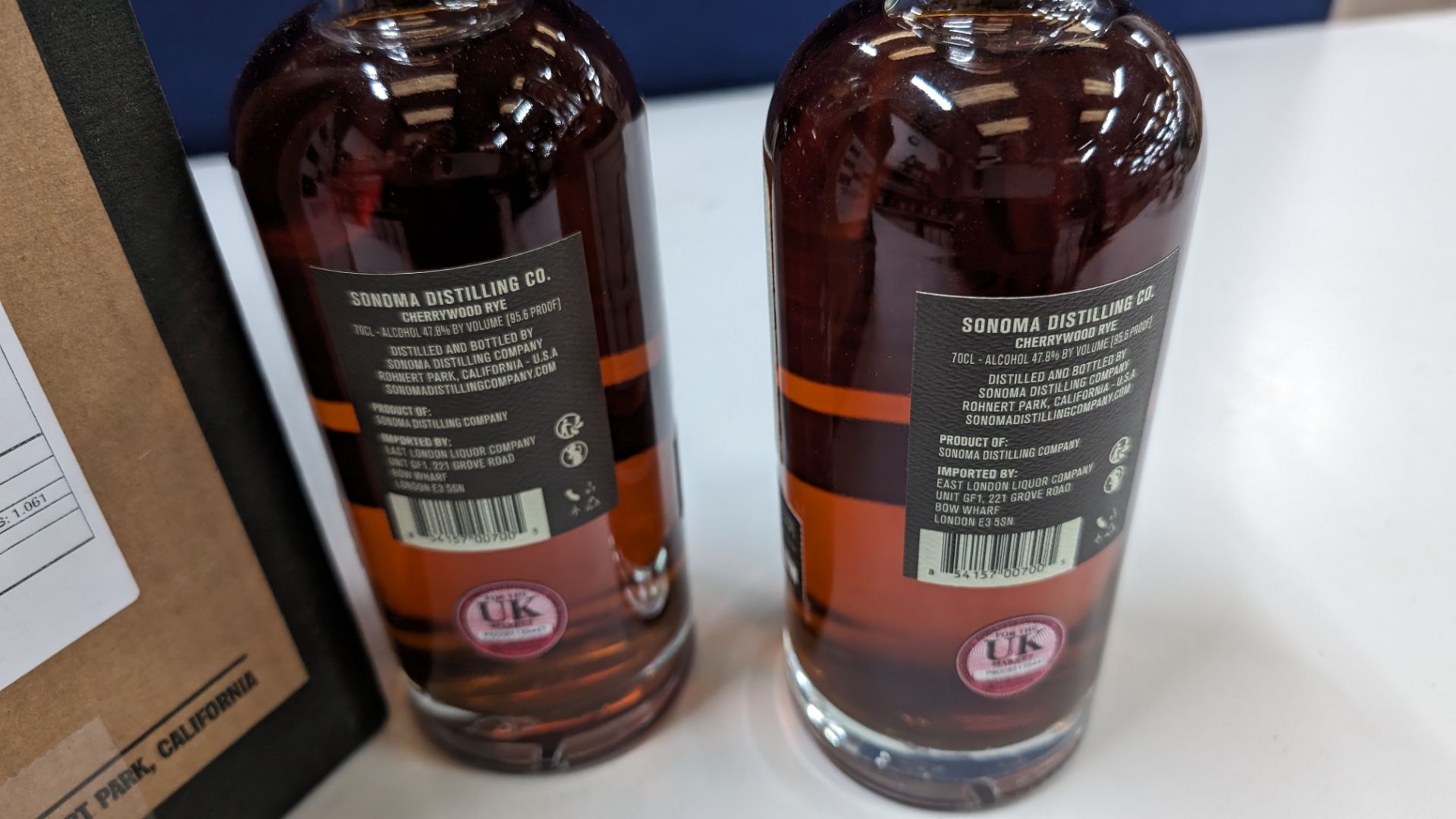 6 off 700ml bottles of Sonoma Cherrywood Rye Whiskey. In Sonoma branded box which includes bottling - Image 6 of 8