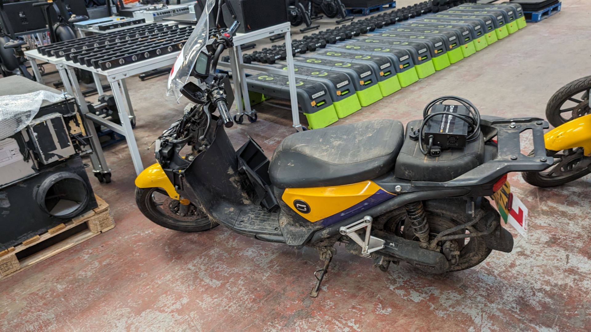 NONRUNNER 2022 Vmoto CPA electric motorbike, registration LF22 ZWV