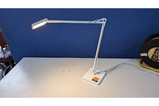 Flos Kelvin Edge Desk Lamp in White. Retail Price: £340 - Image 1 of 11