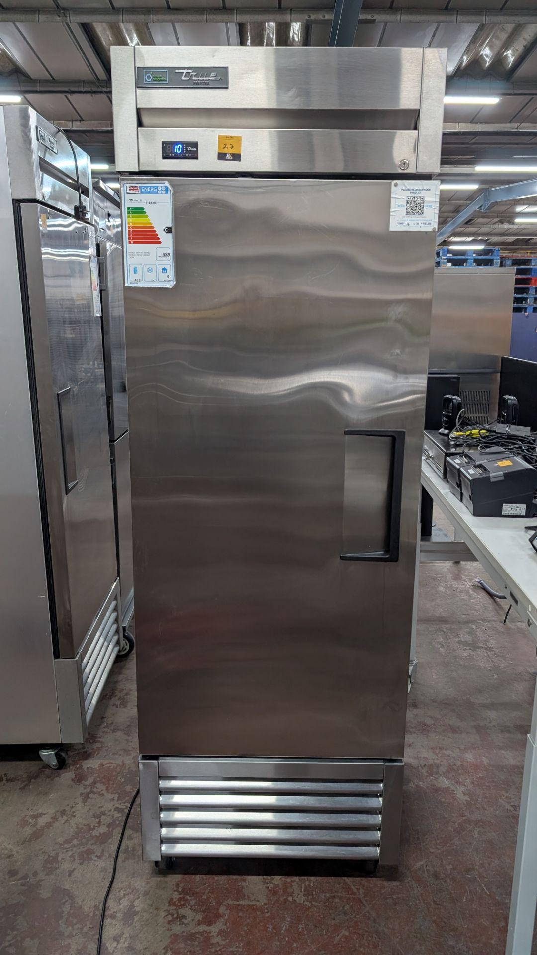 True Refrigeration Stainless-Steel Floorstanding mobile freezer. Model T-23F-HC-MC - Image 3 of 14