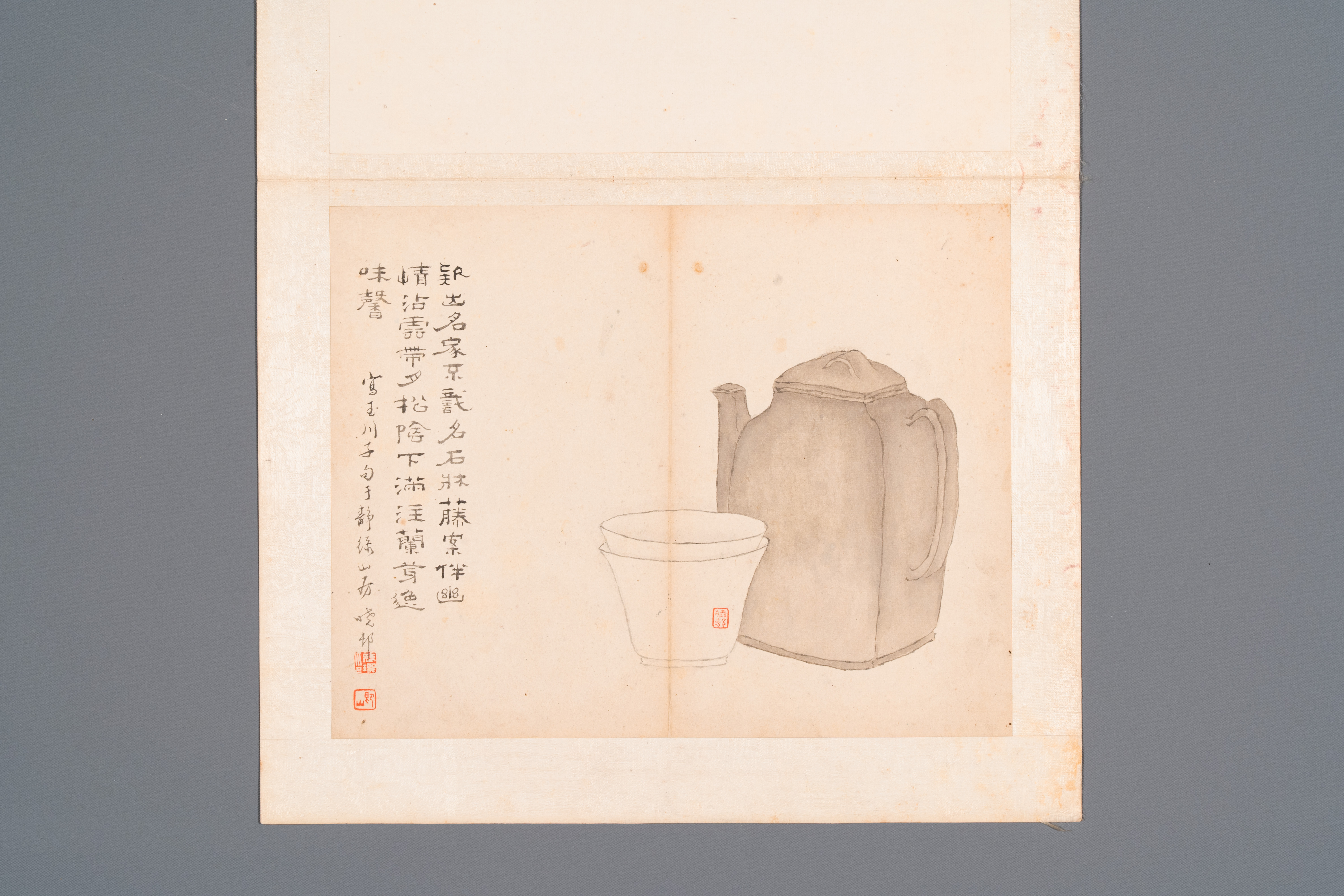 Chinese school: Thirteen various works, ink and colour on paper and silk, signed Xiaocun æ™“é‚¨ and - Image 6 of 11