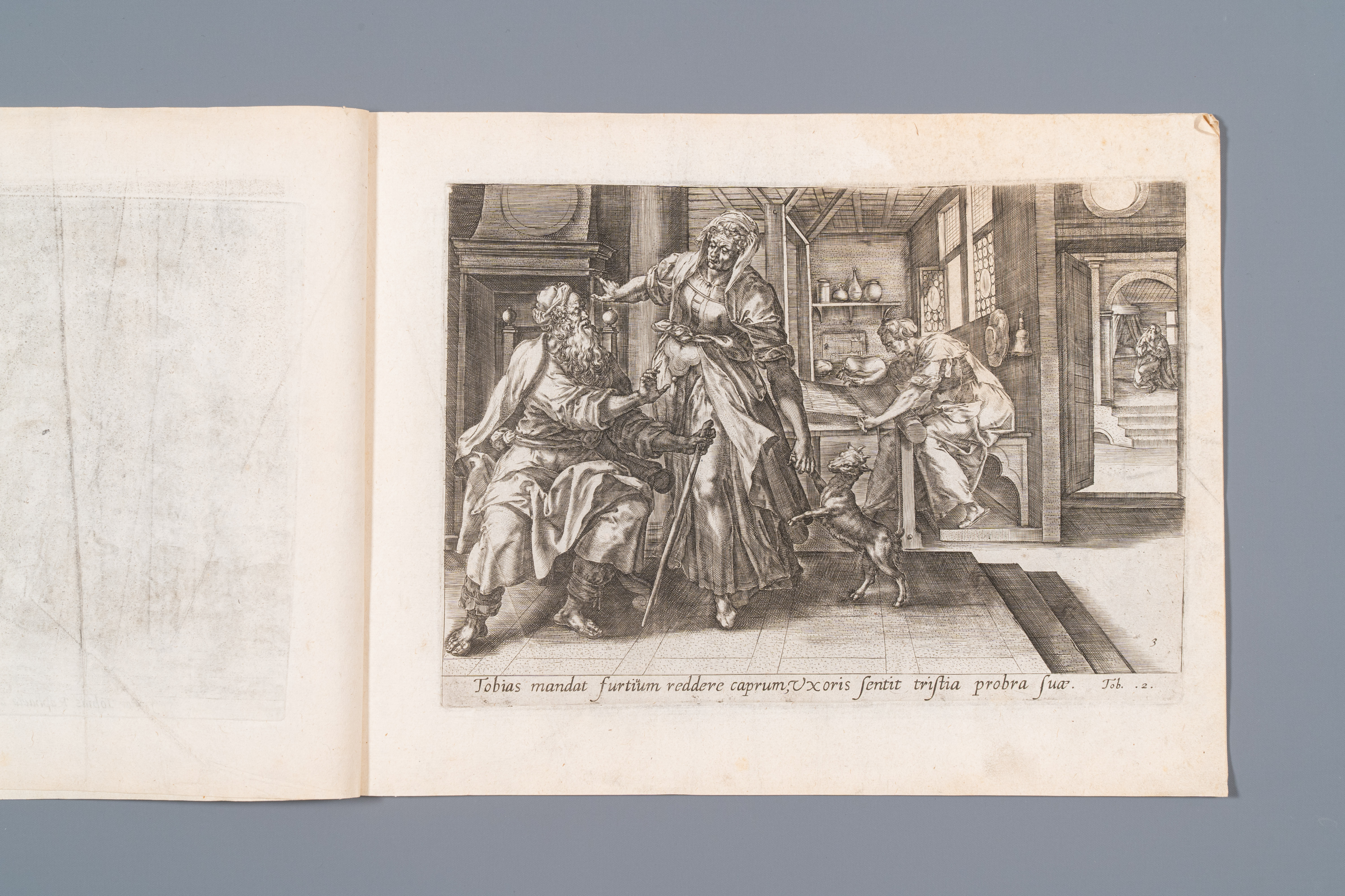 Maarten de Vos, Gerard de Jode, and after Teniers & Brouwer: Eight engravings, 16th C. and later - Image 10 of 39