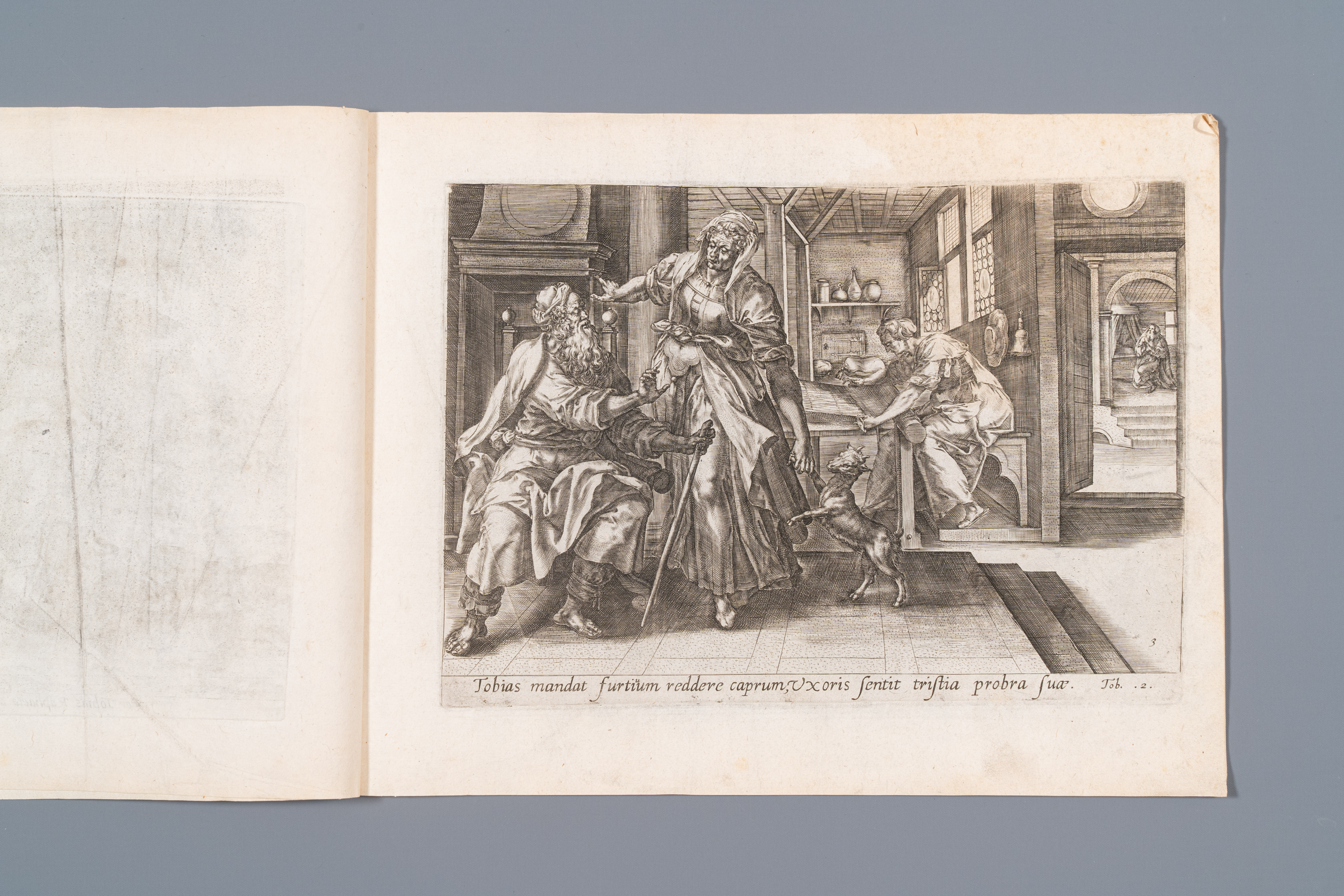 Maarten de Vos, Gerard de Jode, and after Teniers & Brouwer: Eight engravings, 16th C. and later - Image 11 of 39