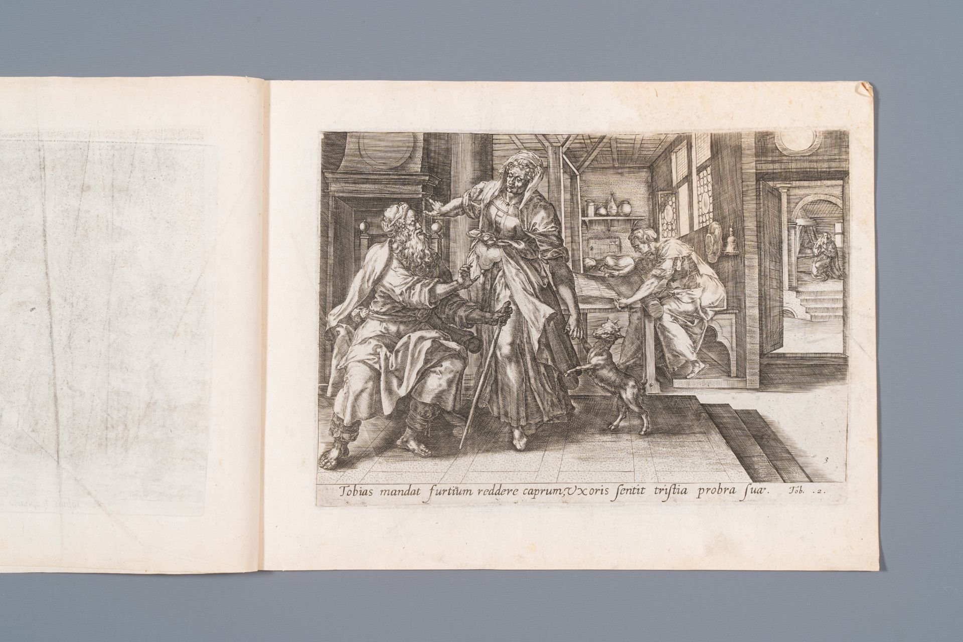 Maarten de Vos, Gerard de Jode, and after Teniers & Brouwer: Eight engravings, 16th C. and later - Bild 11 aus 39