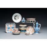 A varied collection of Chinese and Japanese porcelain, 18th century