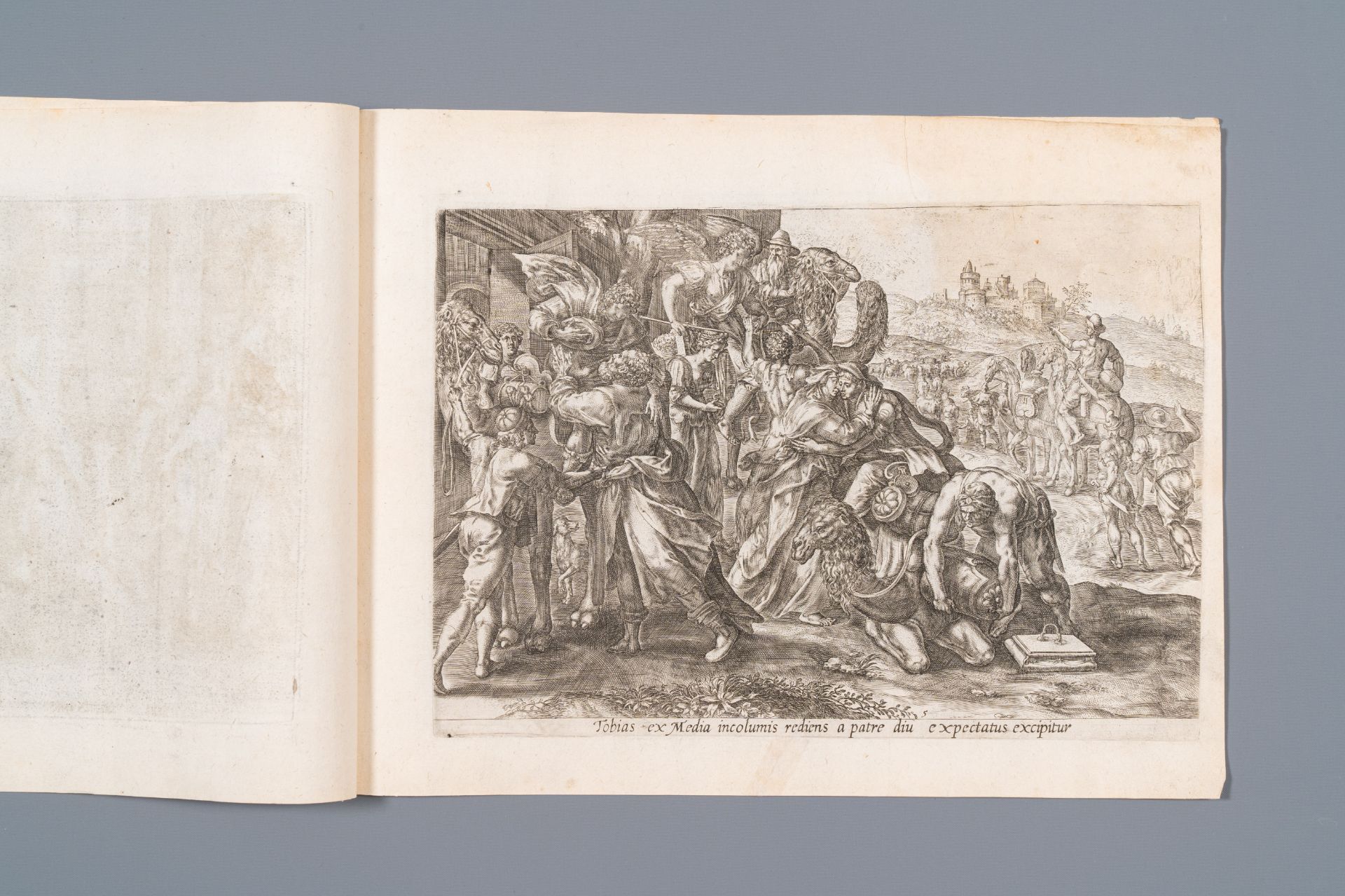 Maarten de Vos, Gerard de Jode, and after Teniers & Brouwer: Eight engravings, 16th C. and later - Image 16 of 39