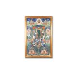 A thangka depicting Green Tara, Tibet, 18/19th C.