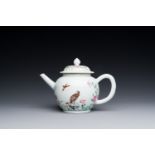 A Chinese famille rose â€˜falconâ€™ teapot, Yongzheng