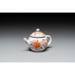 A Chinese miniature Imari-style teapot, Kangxi