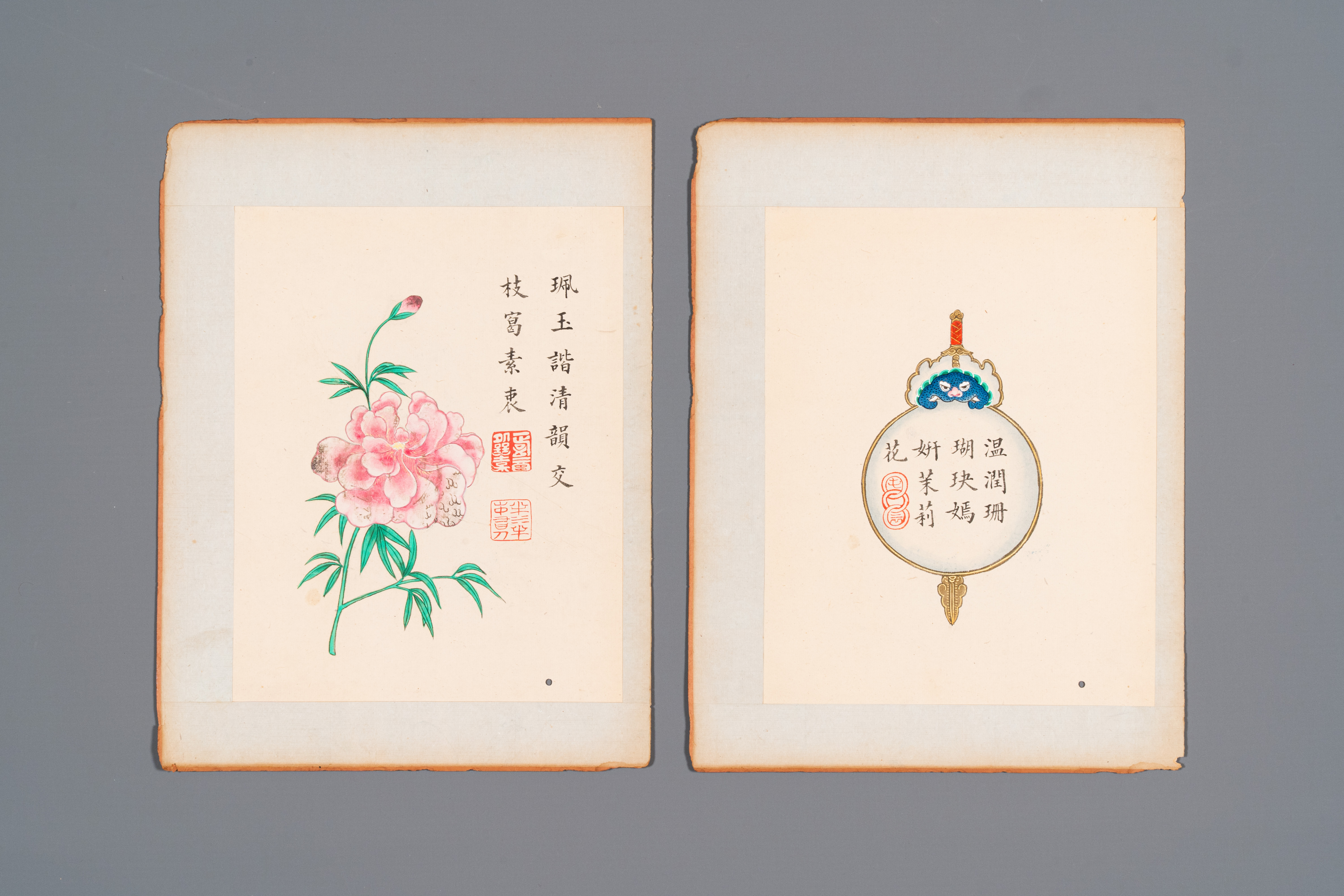 Chinese school: Thirteen various works, ink and colour on paper and silk, signed Xiaocun æ™“é‚¨ and - Image 11 of 11