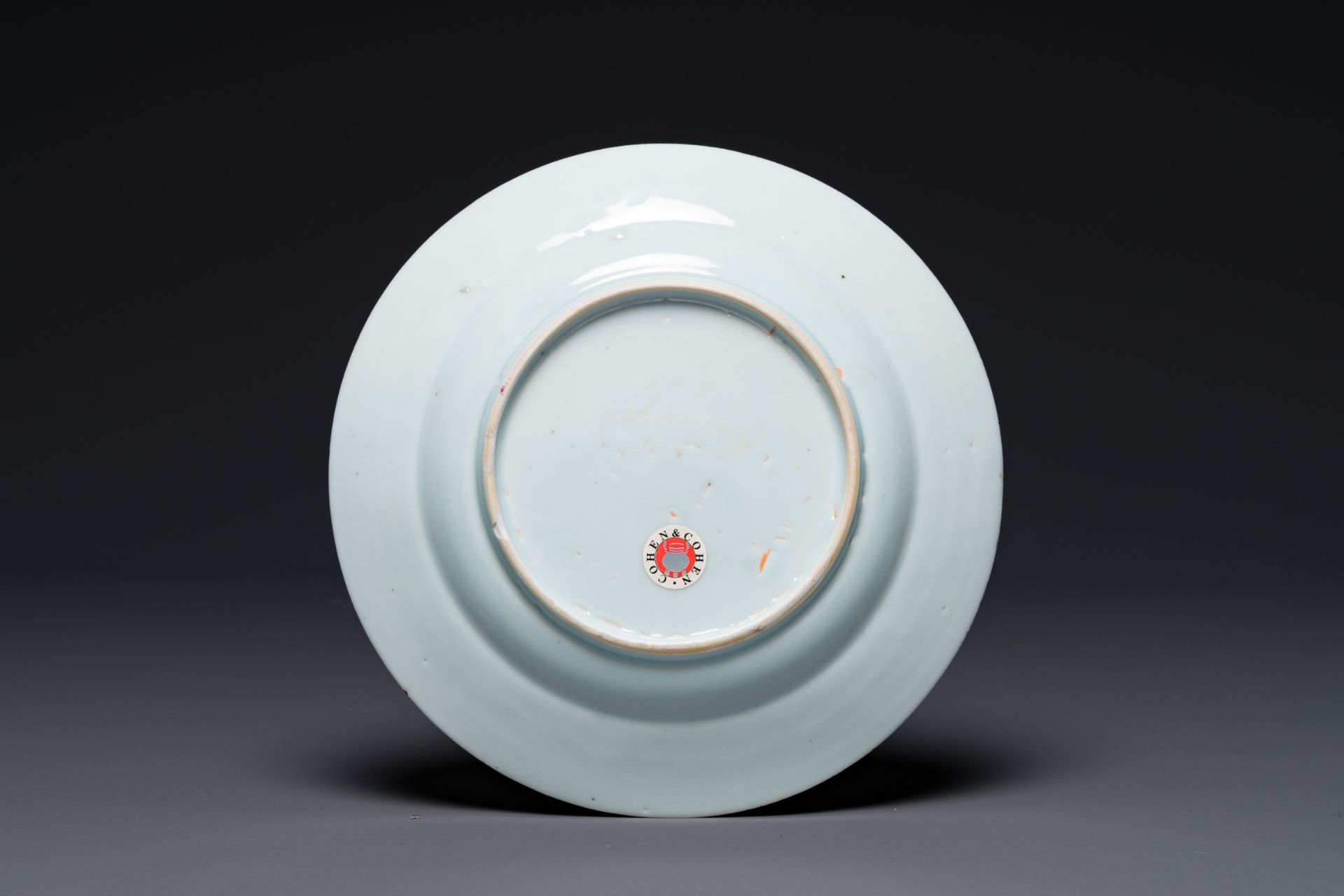 A Chinese famille rose 'Magu' plate, Yongzheng - Image 2 of 2