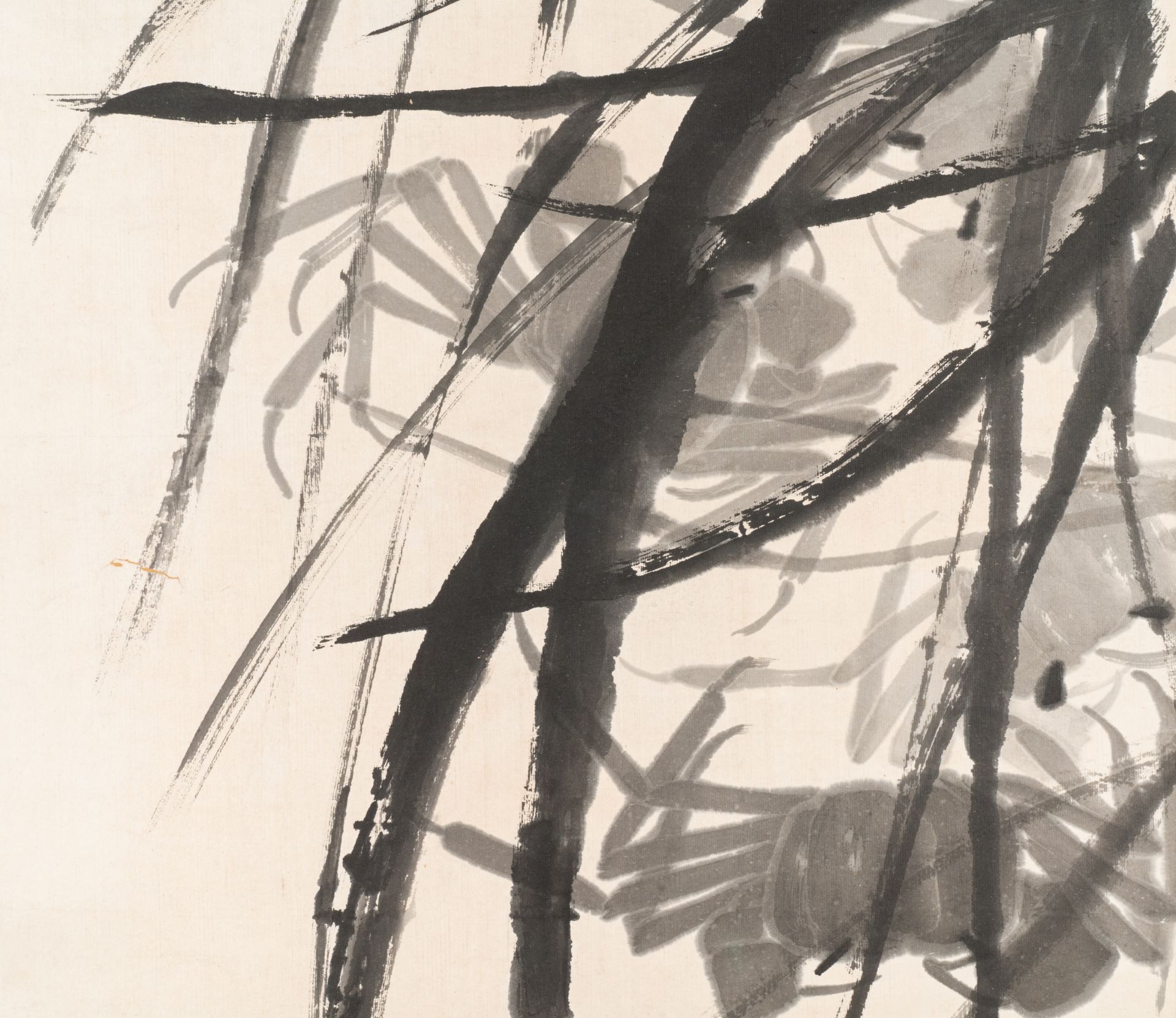 Qi Baishi é½Šç™½çŸ³ (1864-1957): 'Crabs and floating grasses', ink on paper - Bild 4 aus 5