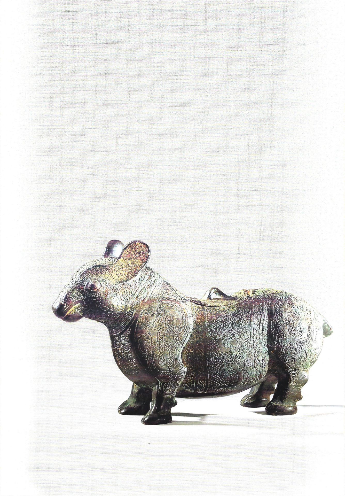 A rare Chinese bronze ritual vessel in the form of a tapir in Eastern Zhou-style, Warring States per - Bild 10 aus 10