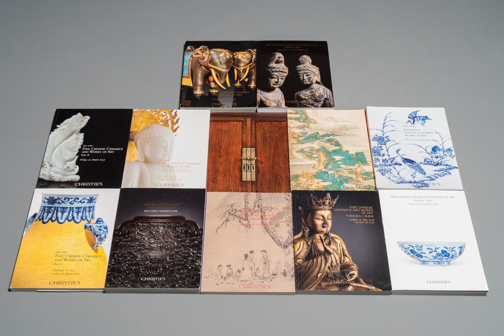 An impressive collection of 246 auction catalogues from Christie's on Chinese arts, 2010 and later - Image 2 of 6