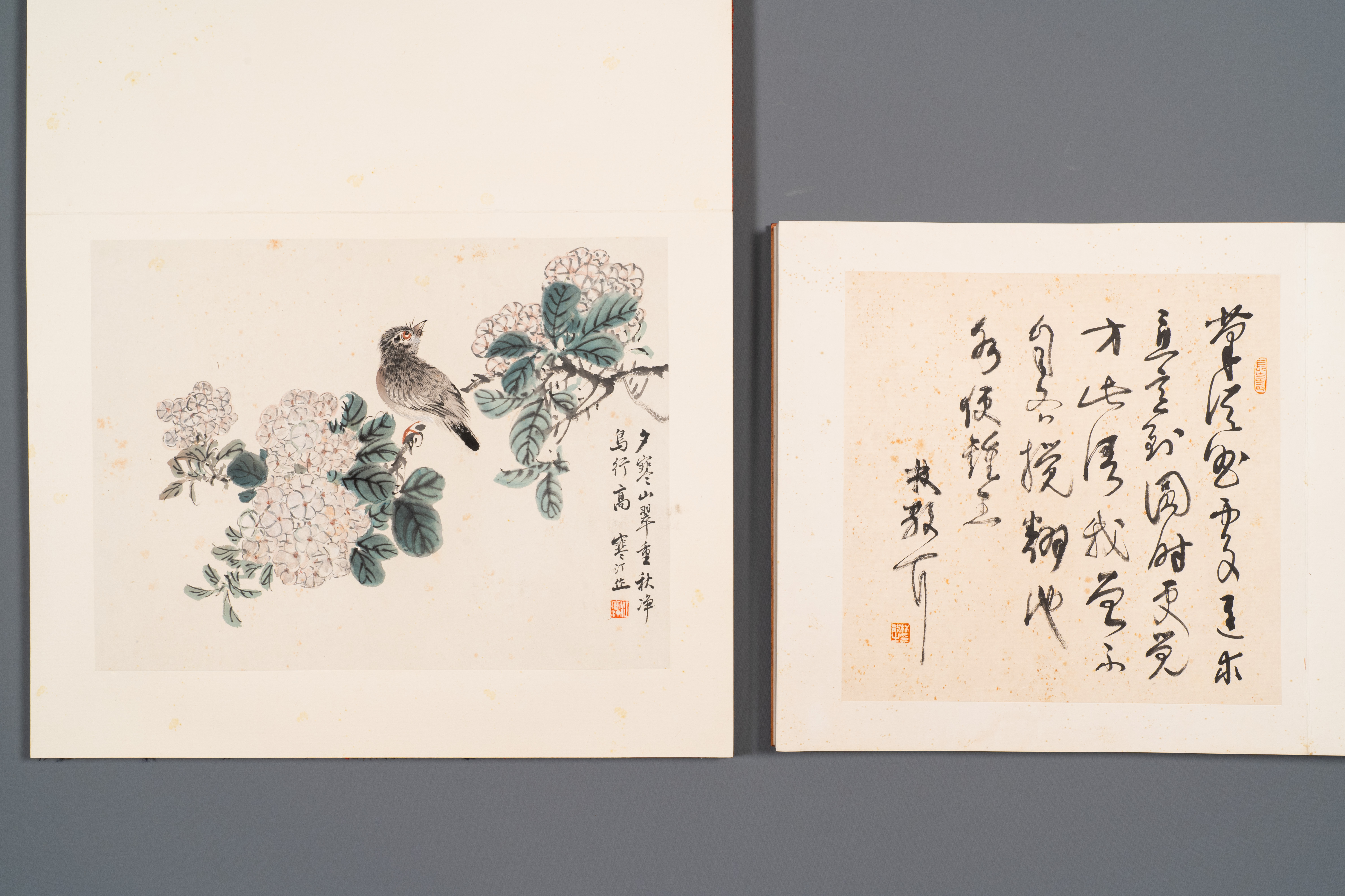 Three albums: 'Jiang Hanting æ±Ÿå¯’æ±€ (1904-1963), Lin Sanzhi æž—æ•£ä¹‹ (1898-1989) and Qi Gong å¯ - Image 4 of 23