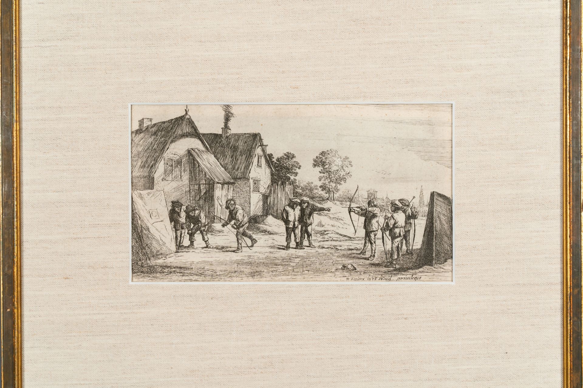 Maarten de Vos, Gerard de Jode, and after Teniers & Brouwer: Eight engravings, 16th C. and later - Image 36 of 39