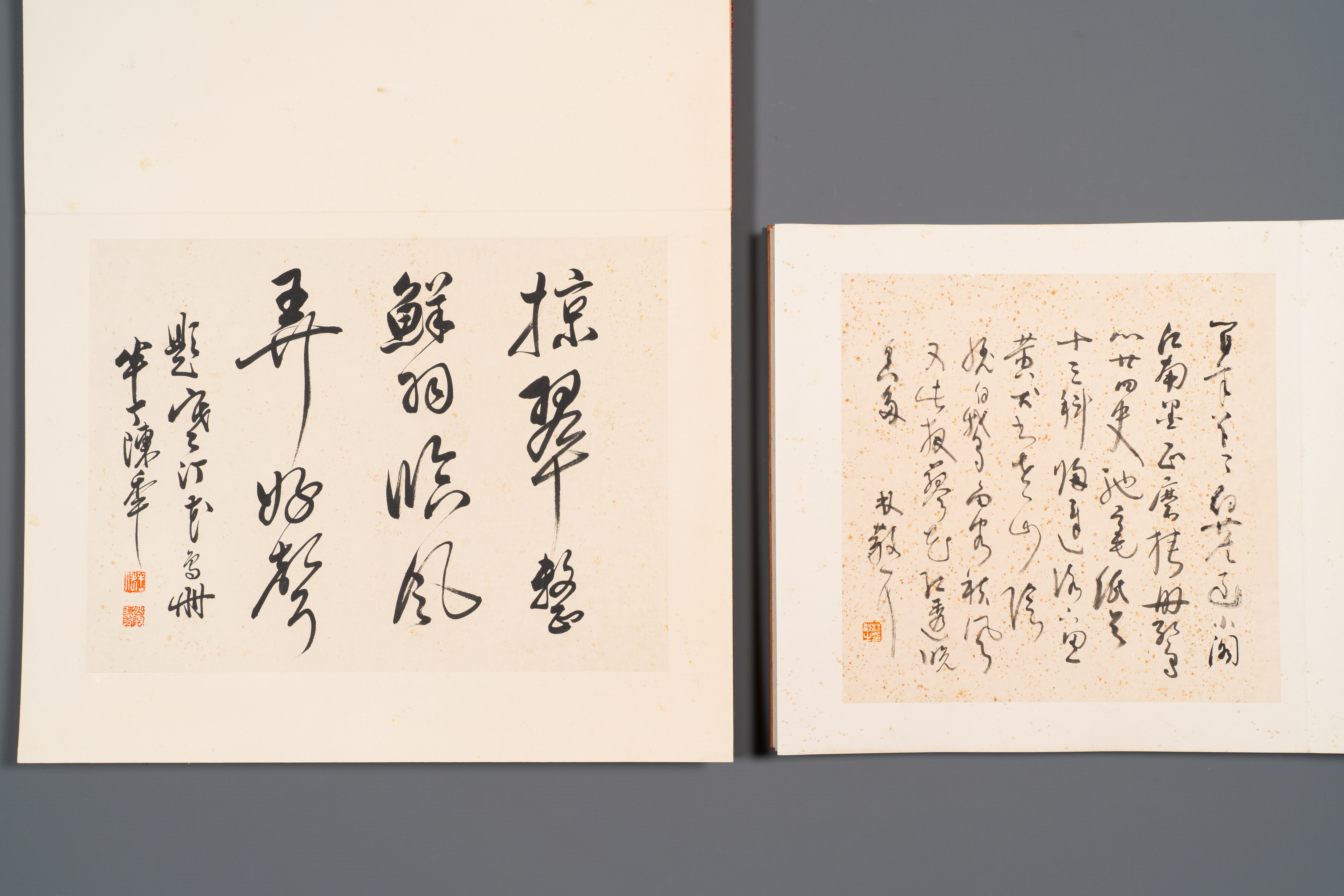 Three albums: 'Jiang Hanting æ±Ÿå¯’æ±€ (1904-1963), Lin Sanzhi æž—æ•£ä¹‹ (1898-1989) and Qi Gong å¯ - Image 12 of 23