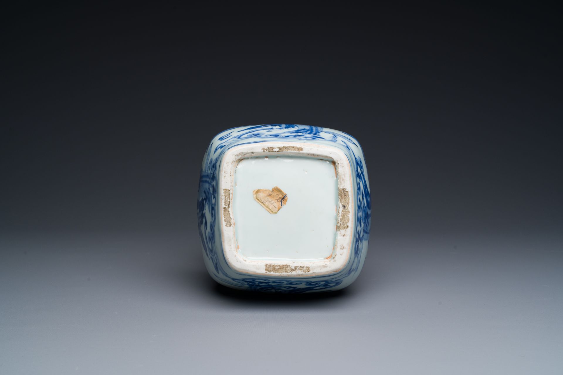 A rare Chinese blue and white double gourd vase with Guo Tai Min An åœ‹æ³°æ°‘å®‰ design, Jiajing/Wan - Bild 6 aus 6
