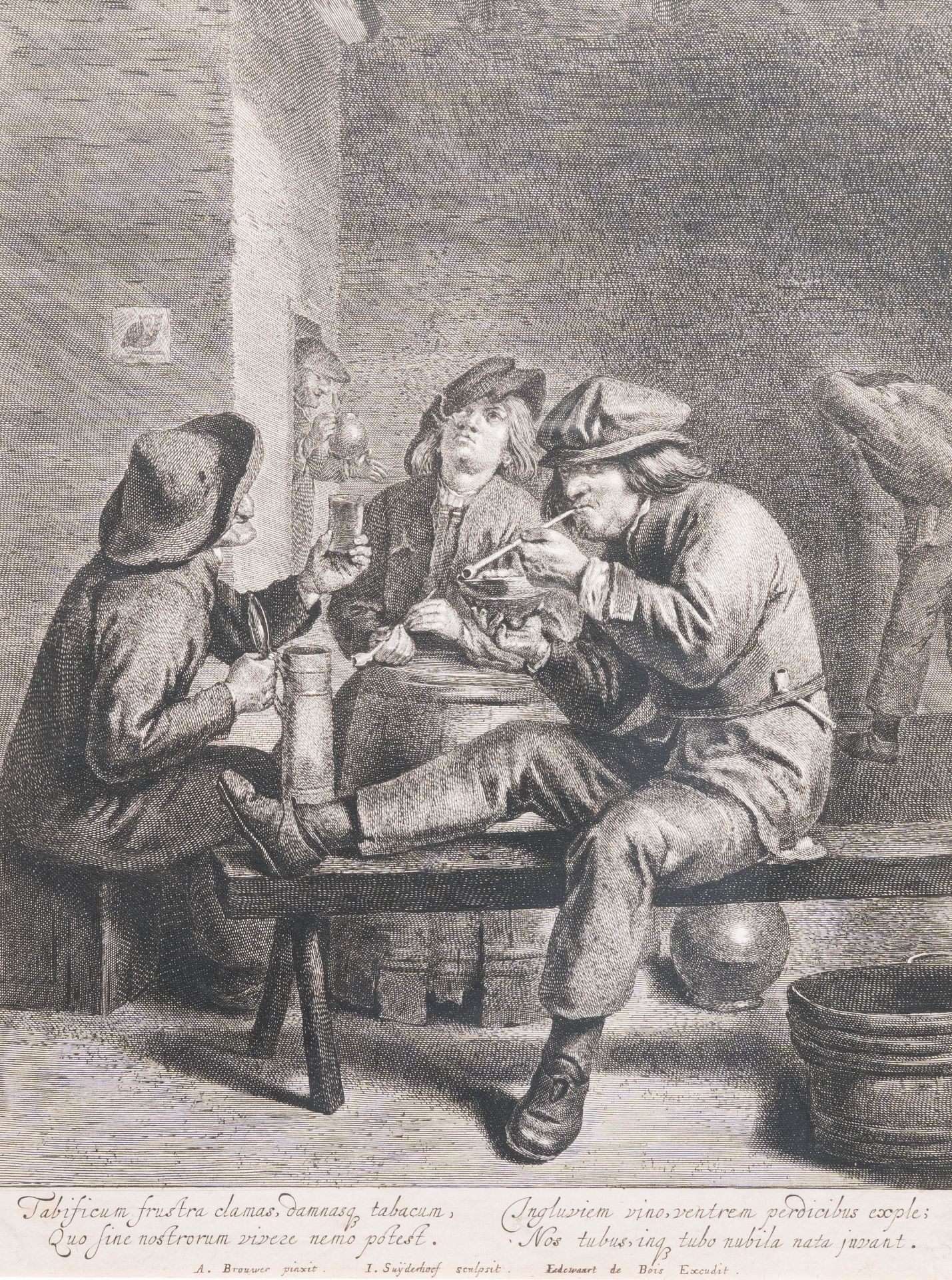 Maarten de Vos, Gerard de Jode, and after Teniers & Brouwer: Eight engravings, 16th C. and later - Bild 30 aus 39