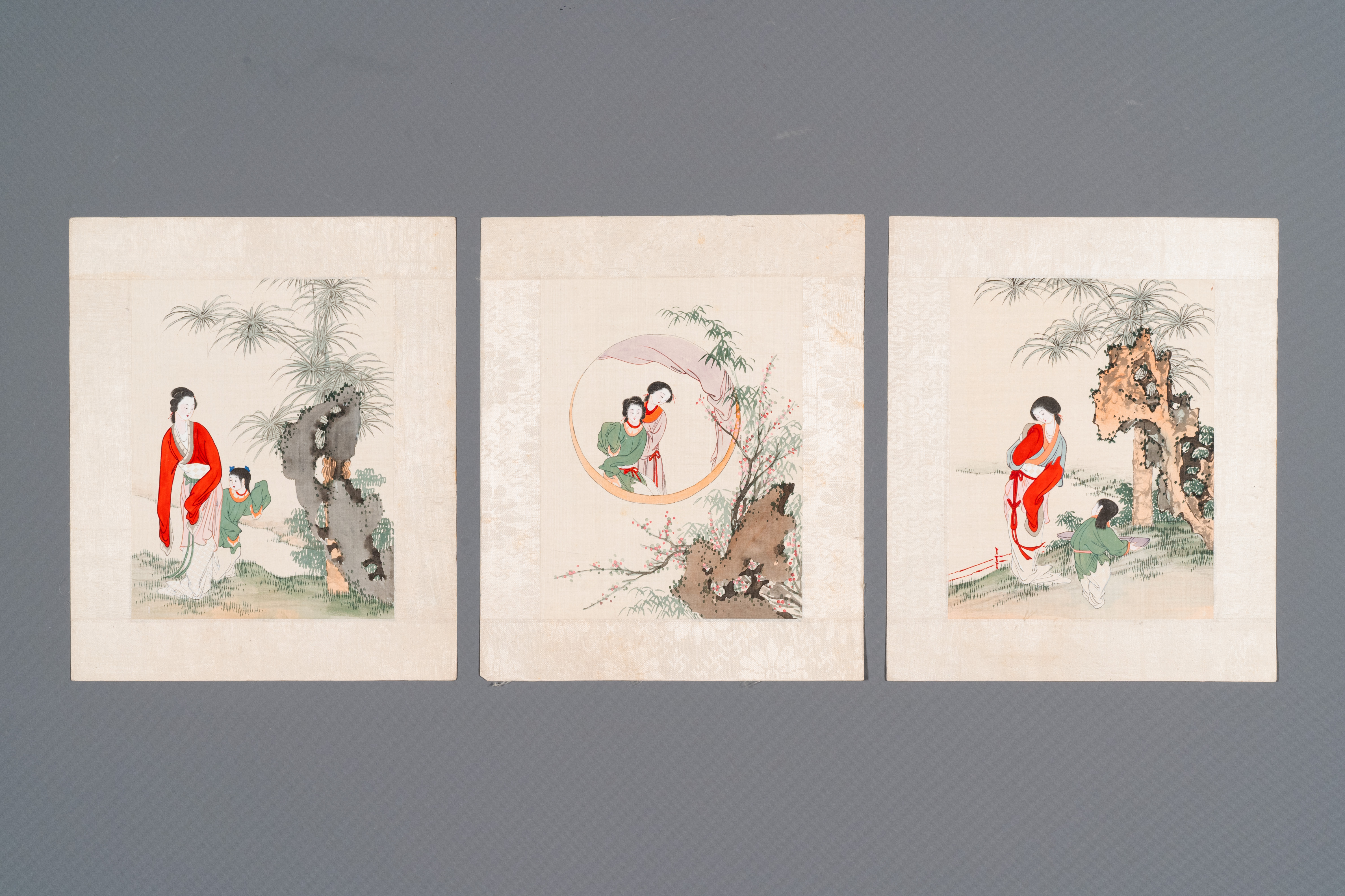 Chinese school: Thirteen various works, ink and colour on paper and silk, signed Xiaocun æ™“é‚¨ and - Image 7 of 11