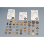 A varied collection of coins, 14th C. and later