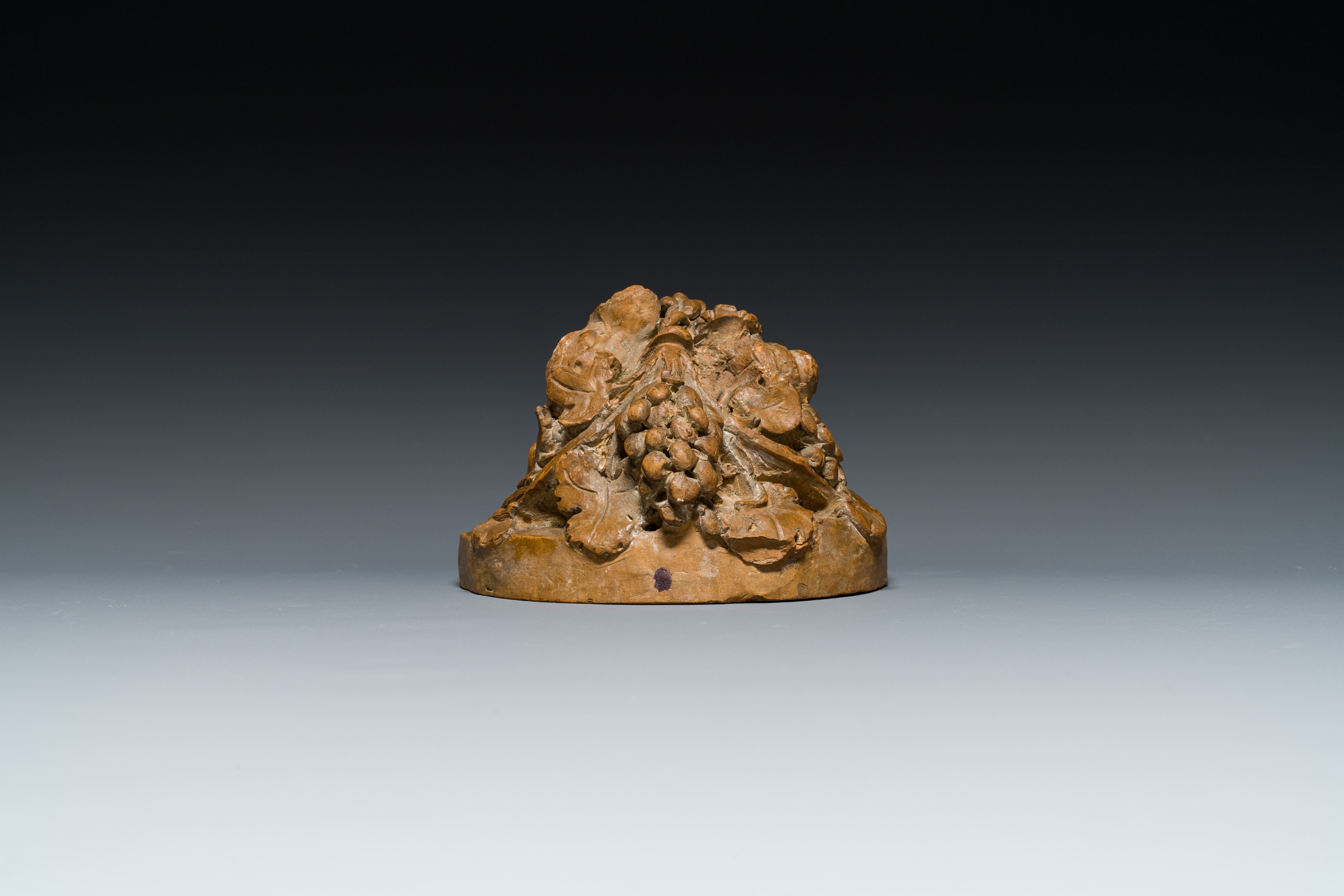 A terracotta head of a faun, signed Clodion, 19th C. - Image 15 of 16