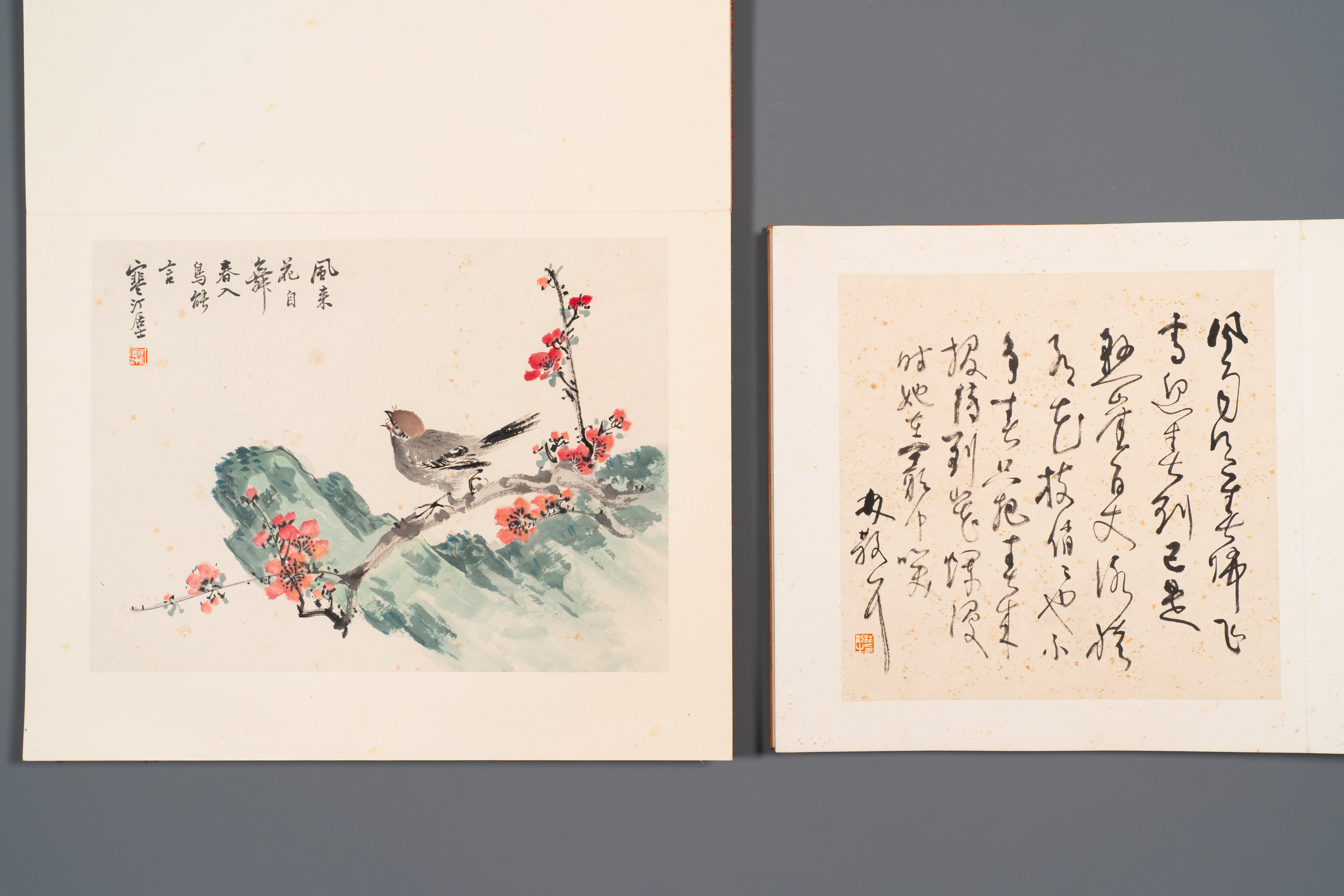 Three albums: 'Jiang Hanting æ±Ÿå¯’æ±€ (1904-1963), Lin Sanzhi æž—æ•£ä¹‹ (1898-1989) and Qi Gong å¯ - Image 11 of 23