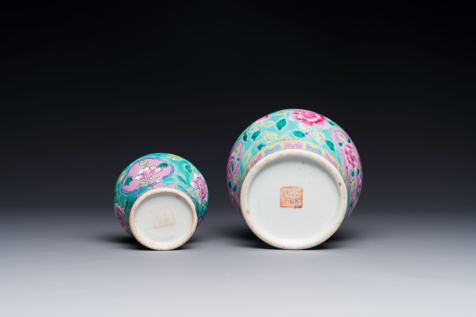 Two Chinese famille rose bowls for the Straits or Peranakan market, 19th C. - Bild 4 aus 4