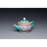 A Chinese famille rose teapot for the Straits or Peranakan market, 19th C.