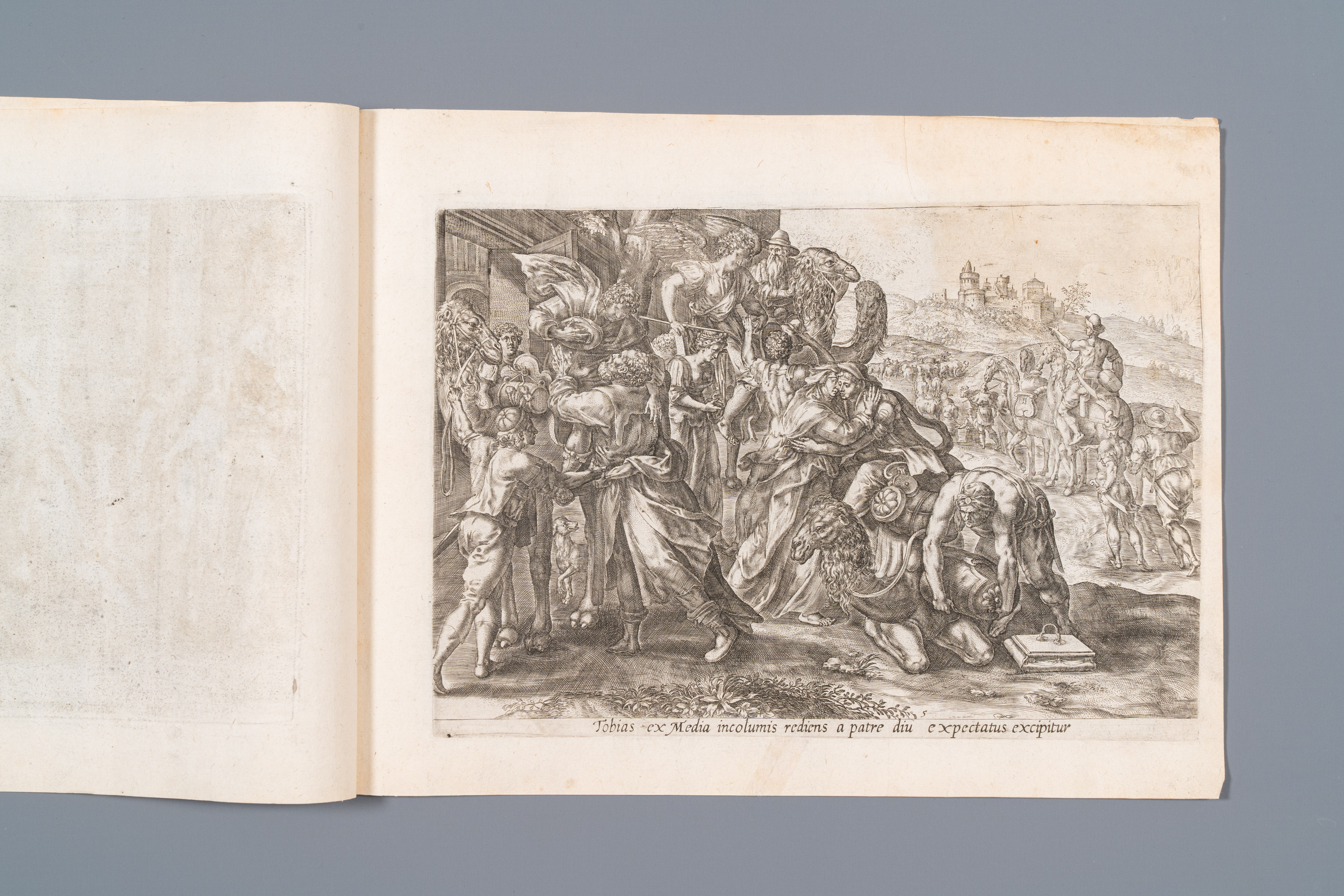 Maarten de Vos, Gerard de Jode, and after Teniers & Brouwer: Eight engravings, 16th C. and later - Image 18 of 39
