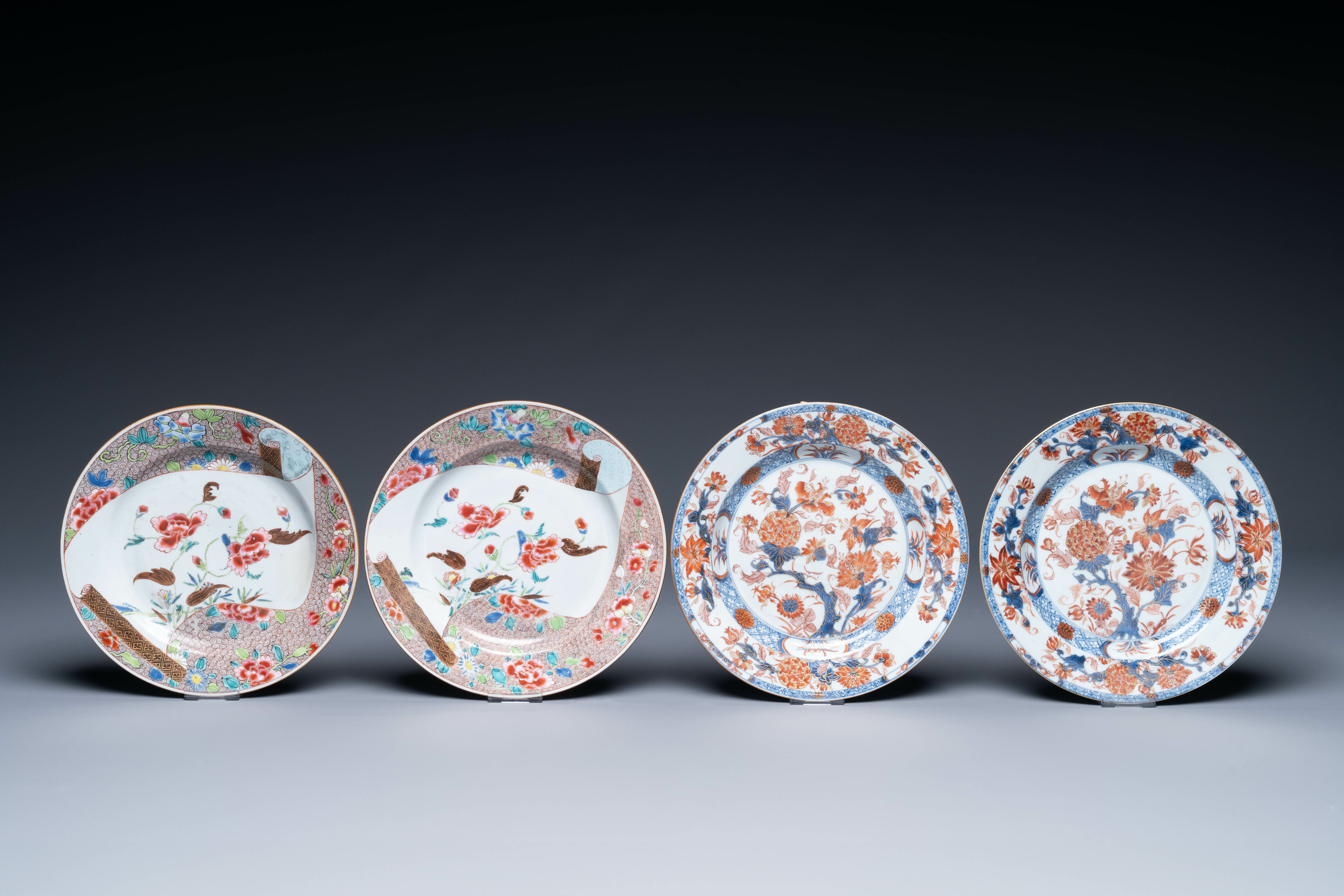 A varied collection of Chinese famille rose and Imari-style porcelain, Yongzheng and later - Image 2 of 21