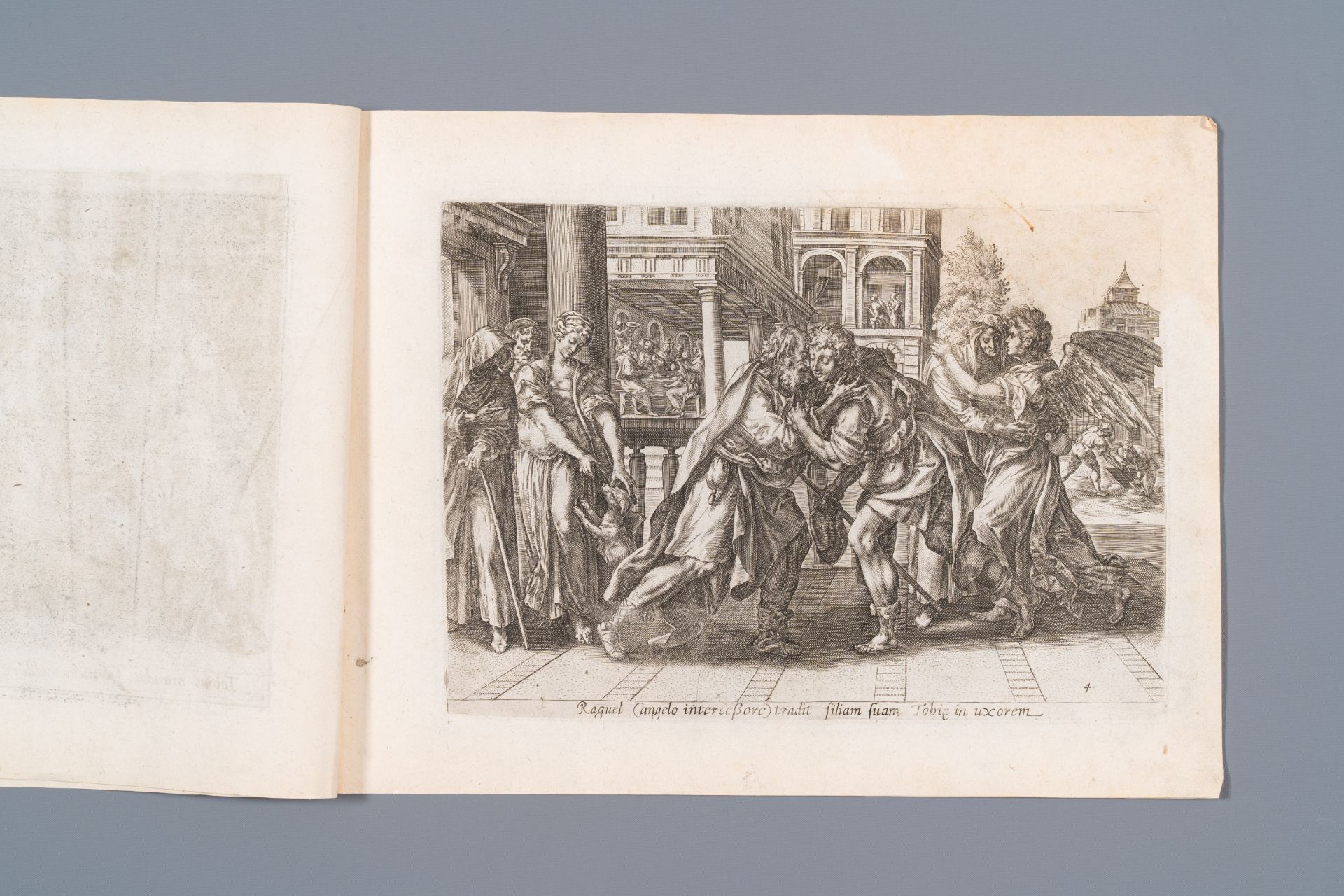 Maarten de Vos, Gerard de Jode, and after Teniers & Brouwer: Eight engravings, 16th C. and later - Image 15 of 39