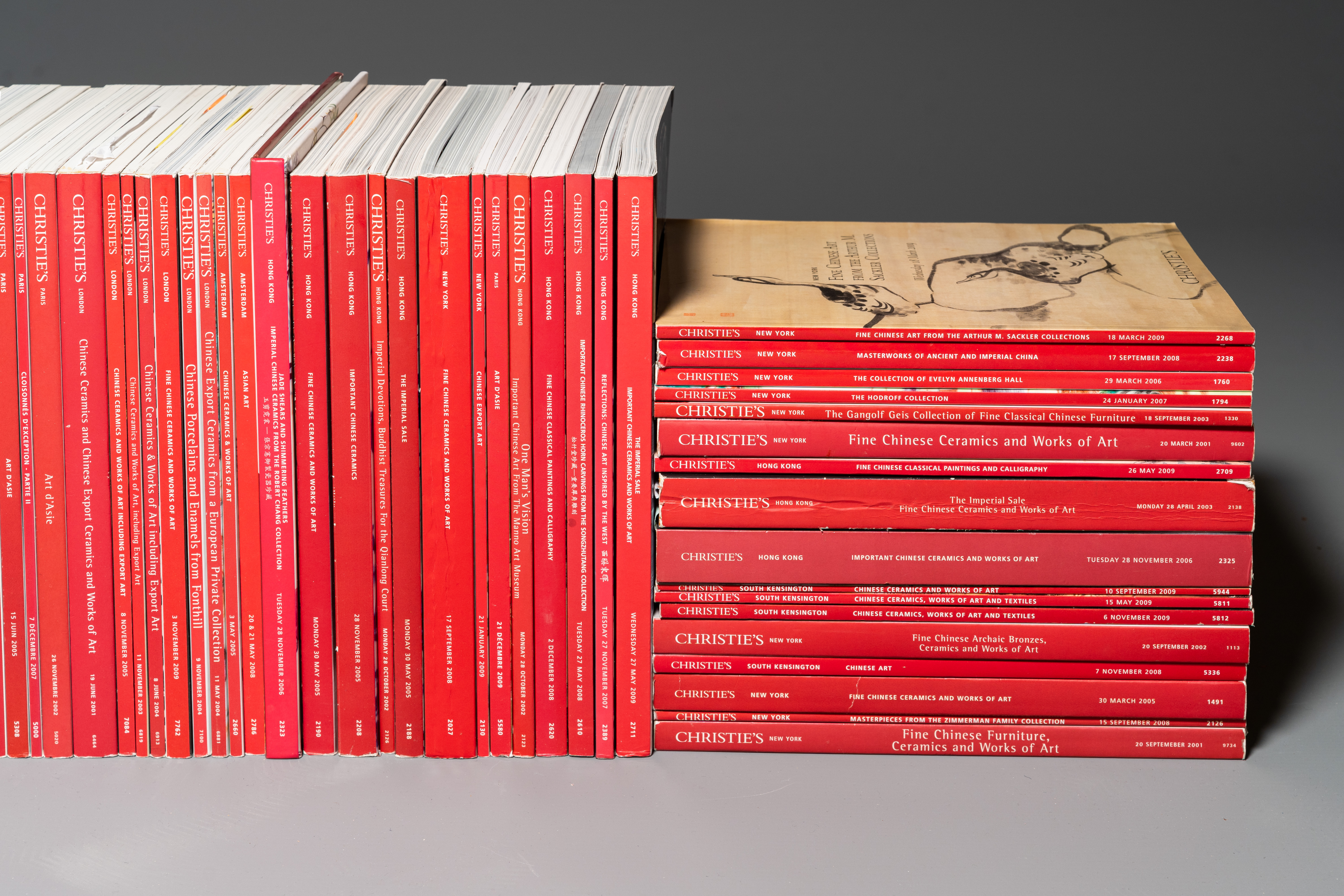 A varied collection of 89 Christie's Chinese arts auction catalogues, from the year 2000 until 2009 - Image 5 of 5
