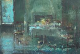 ‡ ANDREW DOUGLAS-FORBES oil on board - 'Trastevere (Rome)', titled on Albany Gallery label verso, 19