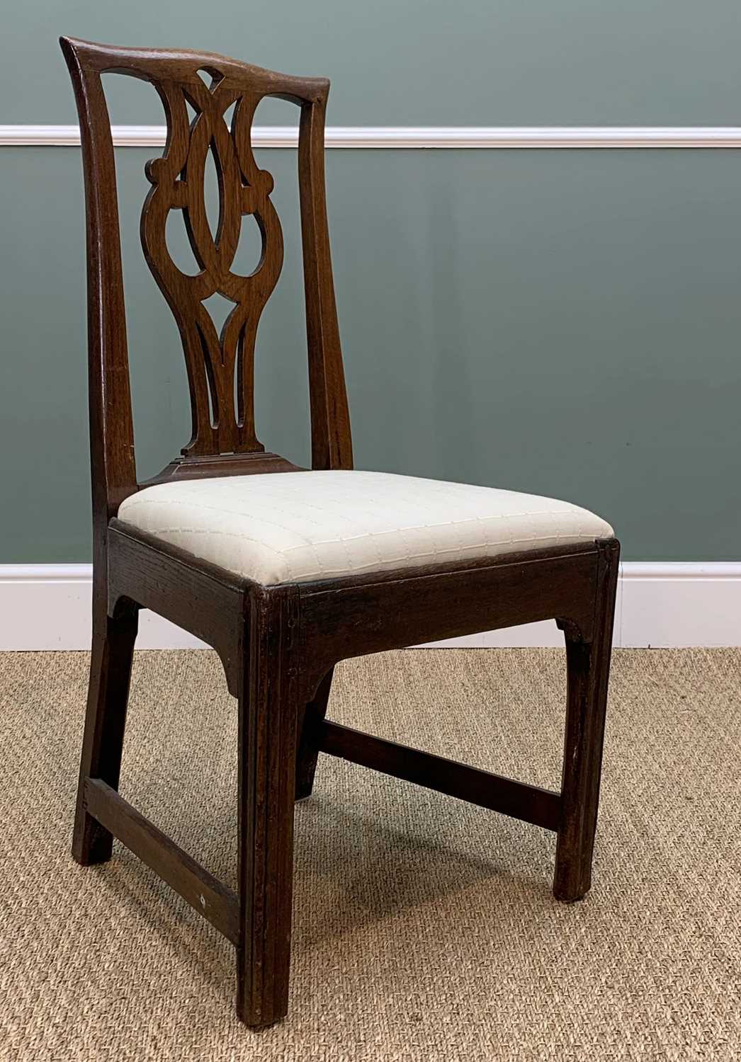 ANTIQUE FURNITURE including,Victorian oak armchair, ceramic castors, 100 (h) x 59cms (w), - Image 7 of 19