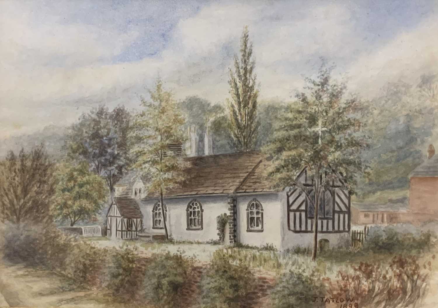 FOURTEEN VARIOUS PAINTINGS & PRINTS, the paintings in mixed media depicting cottage, lakeside and - Image 11 of 17