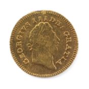 SCARCE GEORGE III GOLD THIRD-GUINEA, 1803, 2.7gms Provenance: private collection Cardiff Comments: