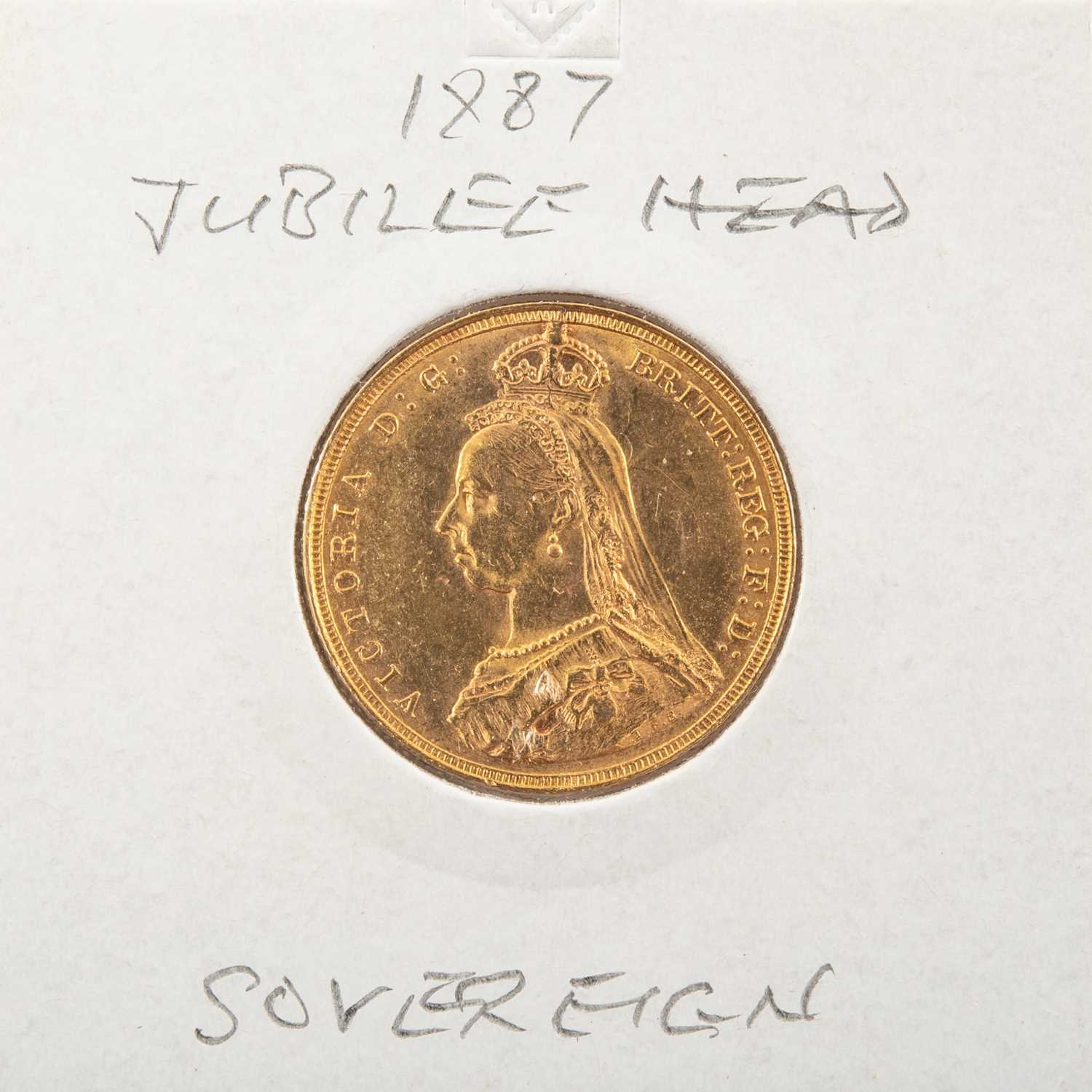 VICTORIAN GOLD SOVEREIGN, 1887, Jubilee head, in coin sleeve Provenance: deceased estate Swansea