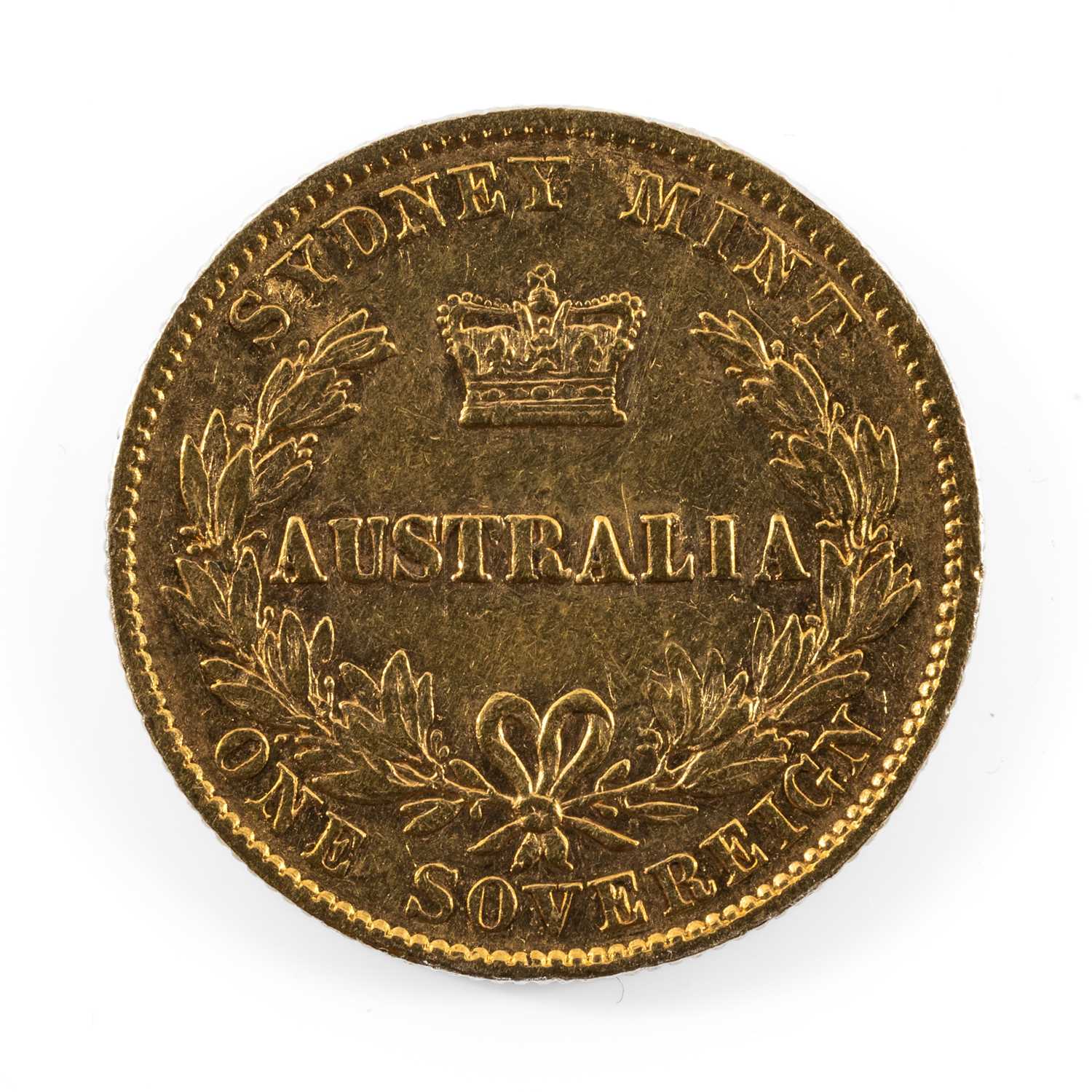 VICTORIAN GOLD SOVEREIGN, 1870, Australia Sydney Mint, young head, 7.9gms Provenance: private - Image 2 of 2