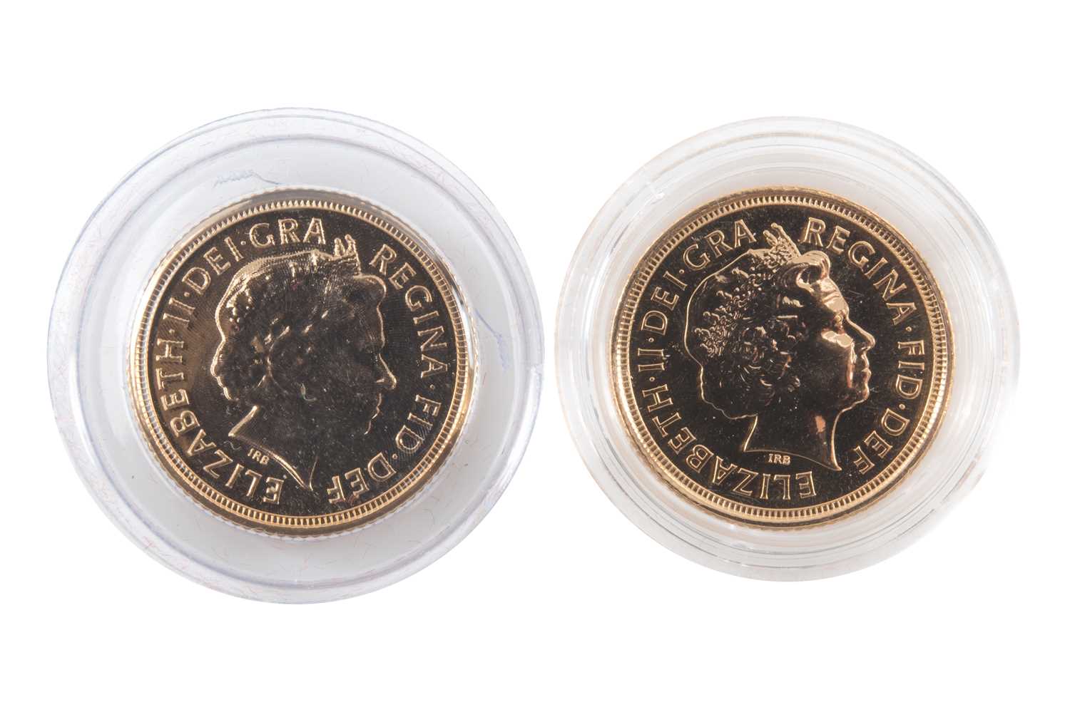 TWO ELIZABETH II GOLD HALF SOVEREIGNS, 2007 and 2009, uncirculated, capsules, each 3.9g (2) - Image 2 of 2