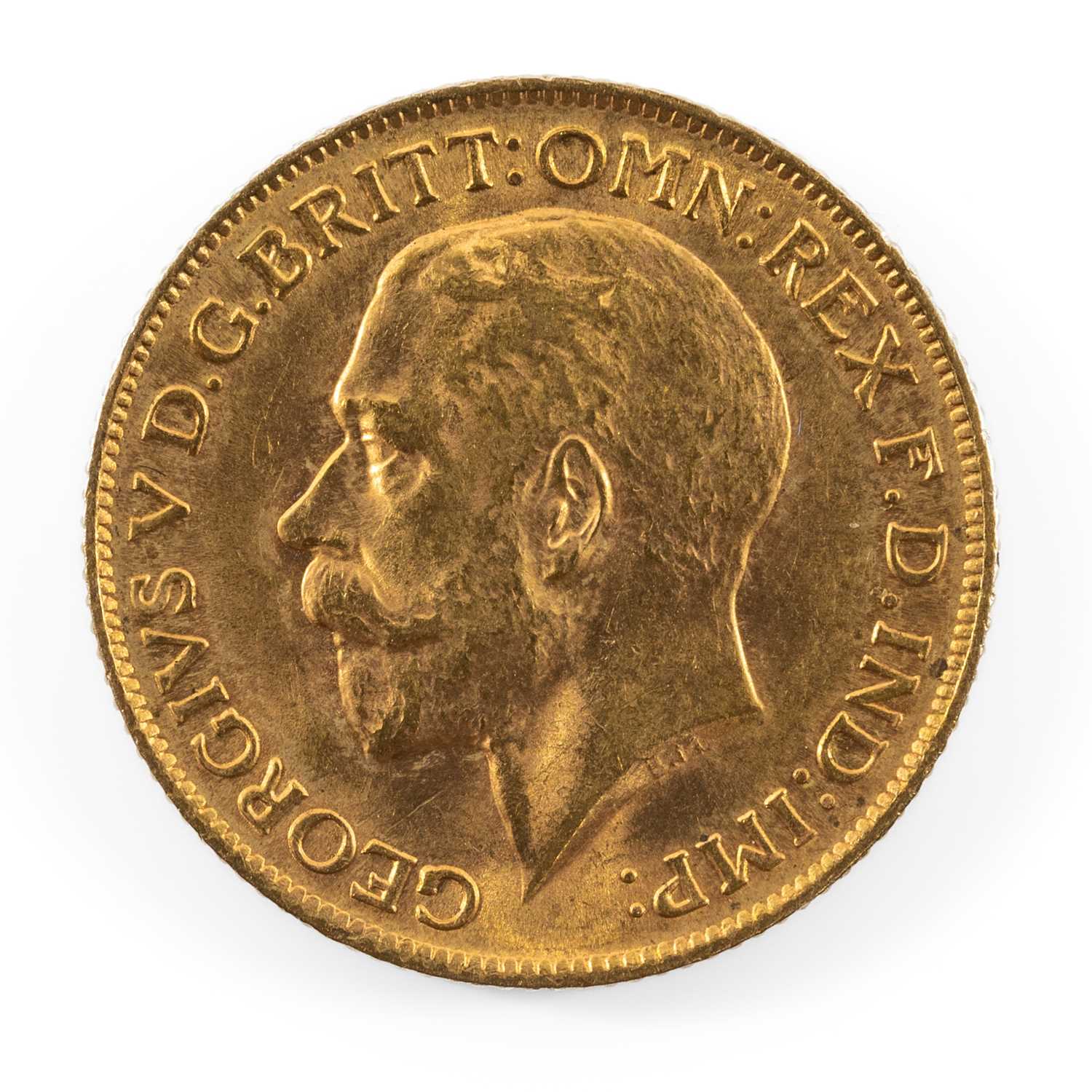 GEORGE V GOLD SOVEREIGN, 1912, 8.0gms Provenance: private collection Monmouthshire Comments: light - Image 2 of 2