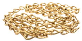 9K GOLD CURB LINK CHAIN, 60cms long, 21.1gms Provenance: deceased estate Gwynedd Comments: